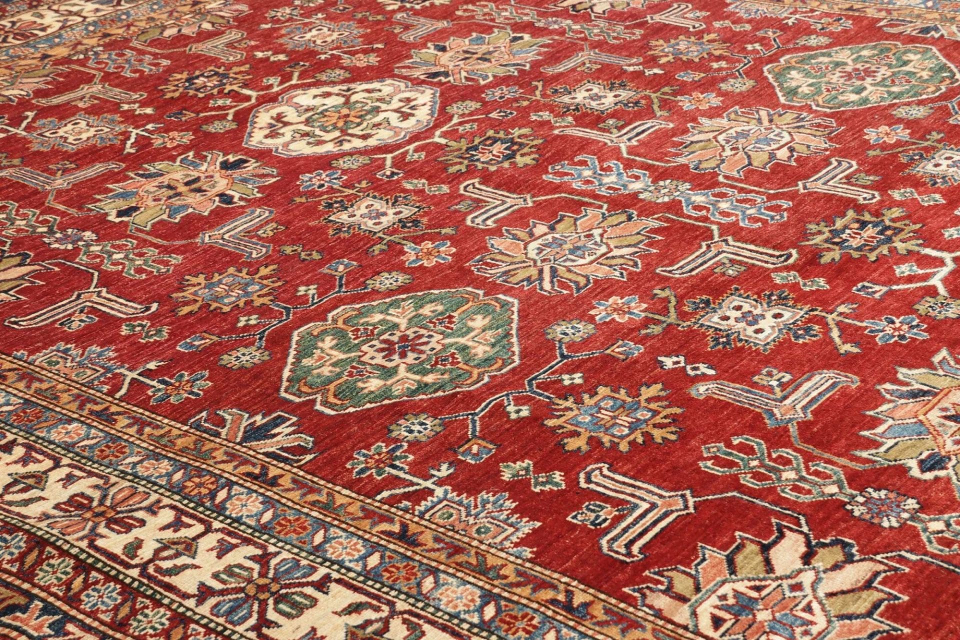 Kazak Orientteppich aus Pakistan, 245 × 318 cm