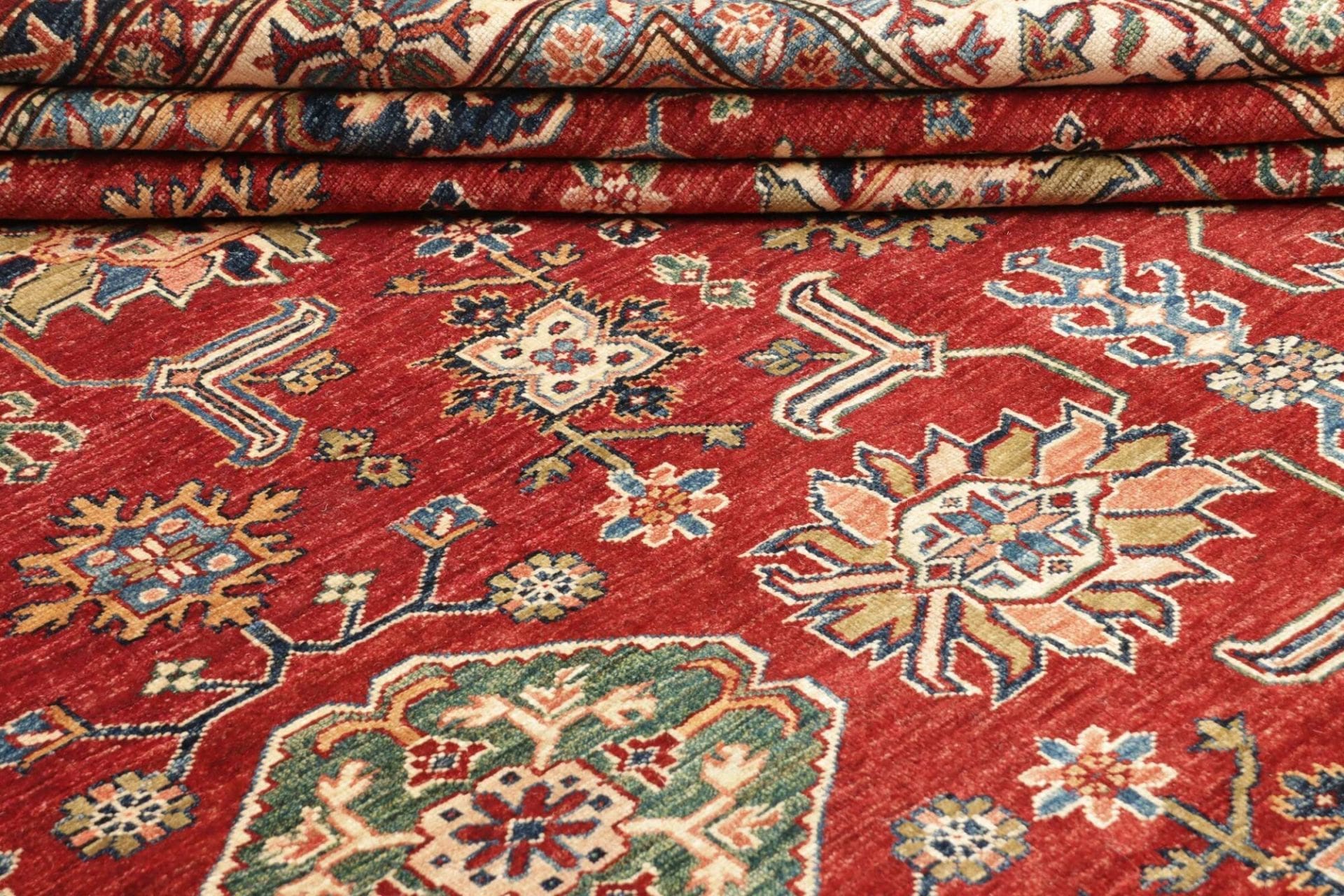 Kazak Orientteppich aus Pakistan, 245 × 318 cm