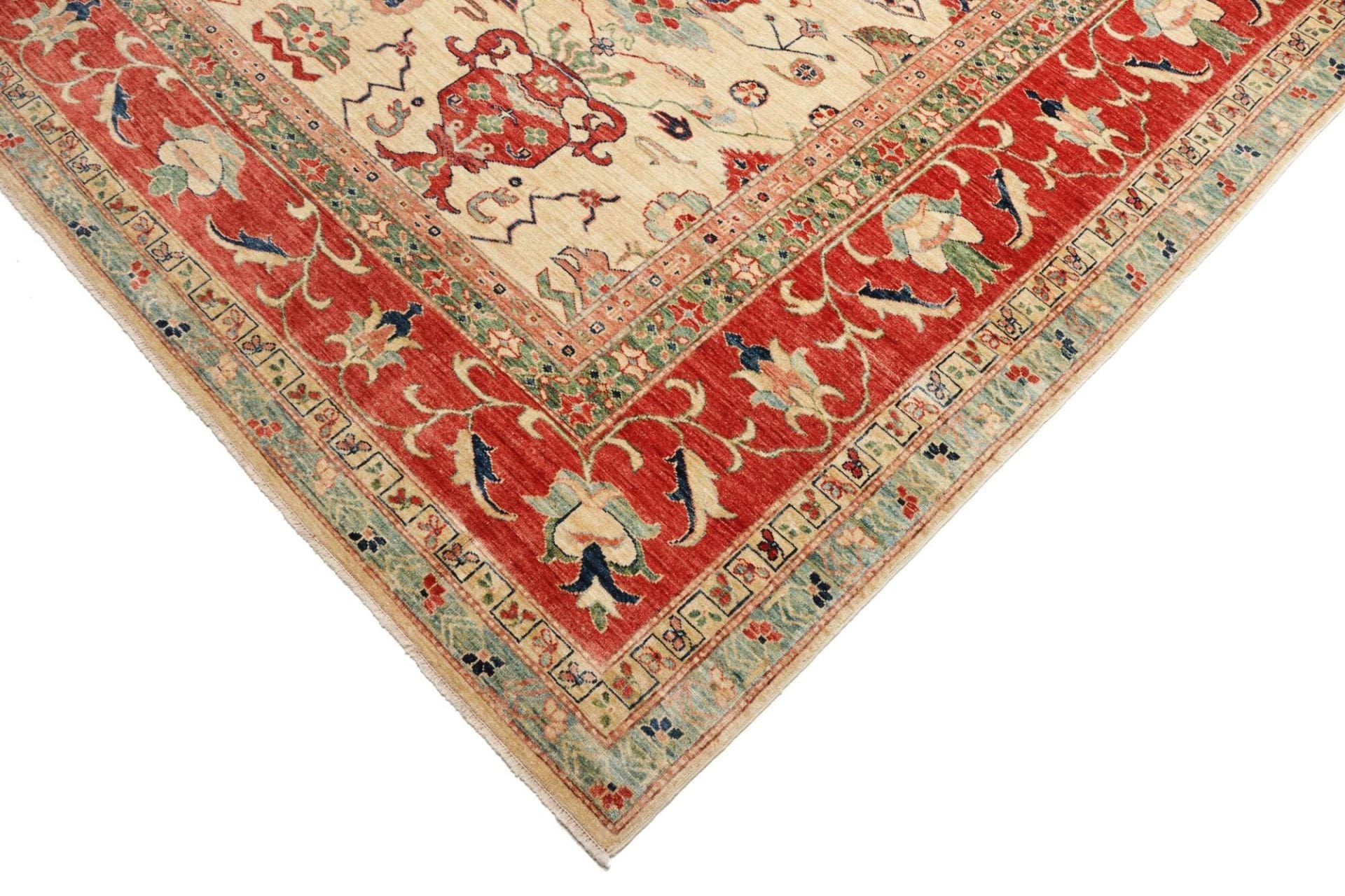 Kazak Orientteppich aus Pakistan, 311 × 375 cm