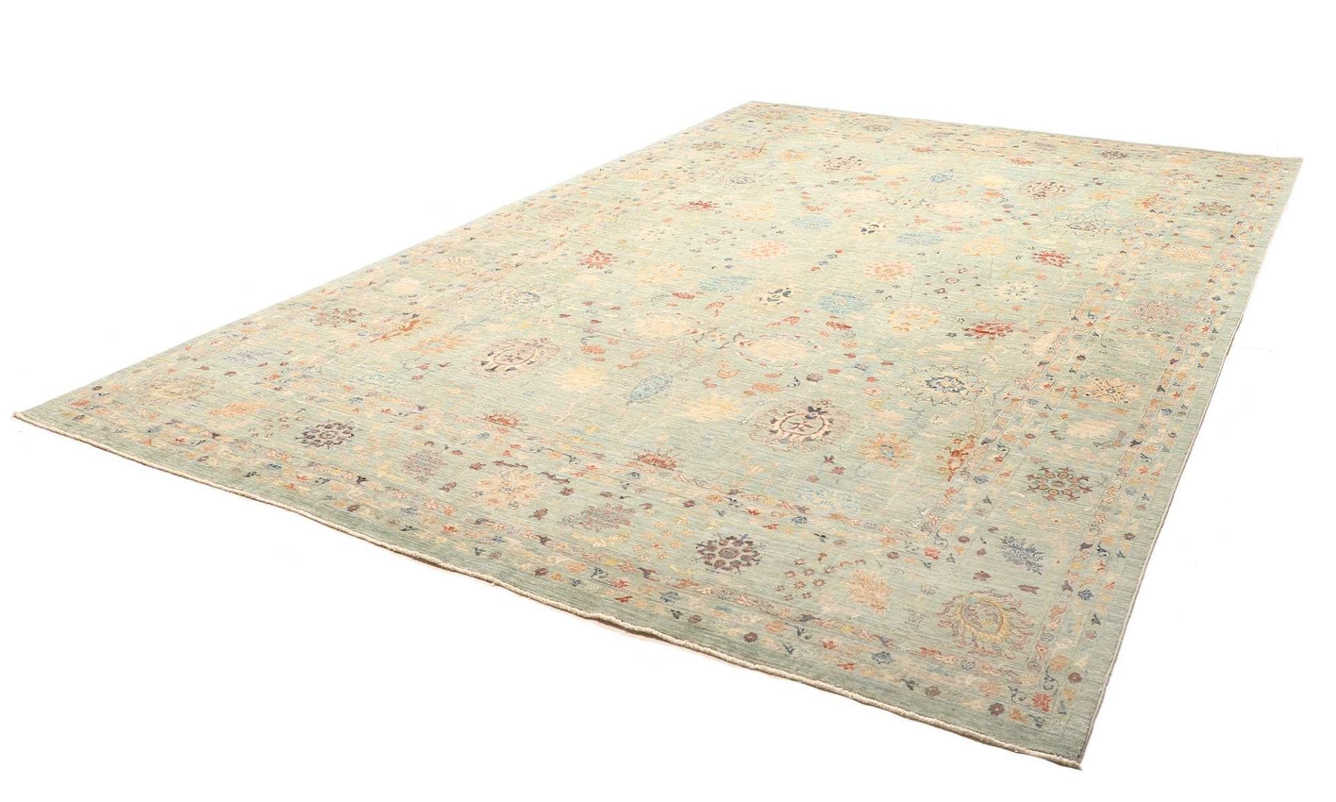 Handgeknüpfter Samarkand Orientteppich 275 × 378 cm