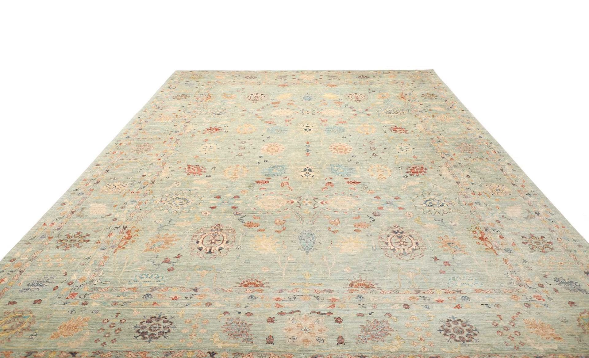 Handgeknüpfter Samarkand Orientteppich 275 × 378 cm