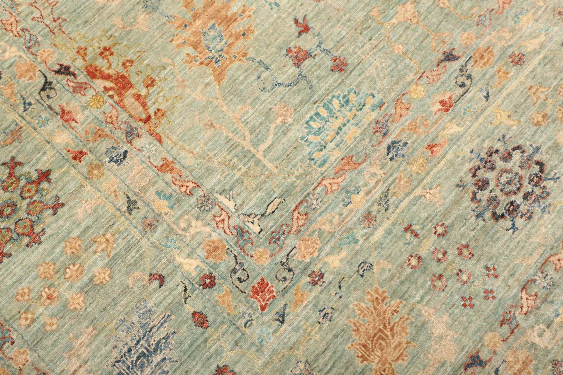 Handgeknüpfter Samarkand Orientteppich 275 × 378 cm