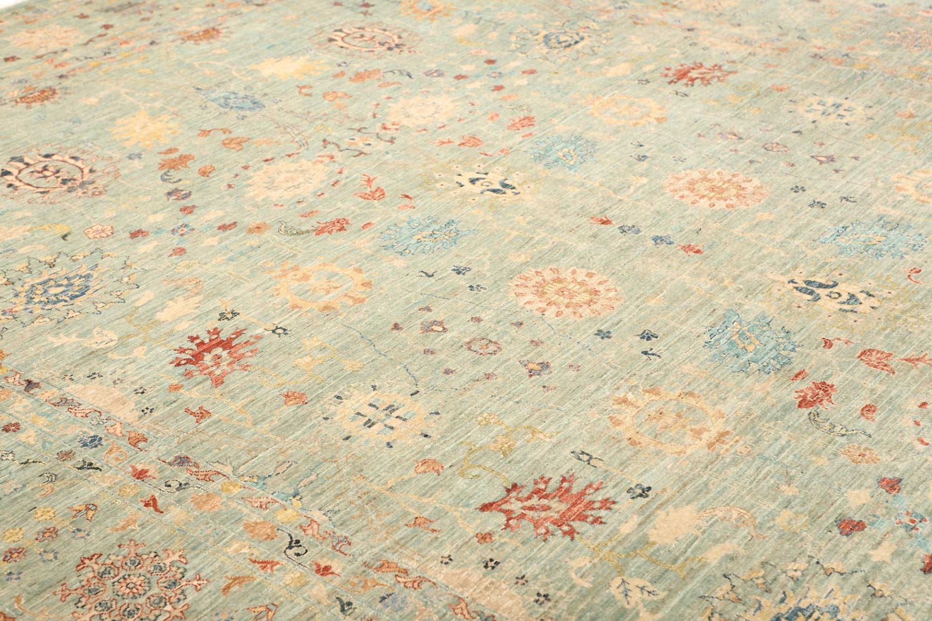 Handgeknüpfter Samarkand Orientteppich 275 × 378 cm