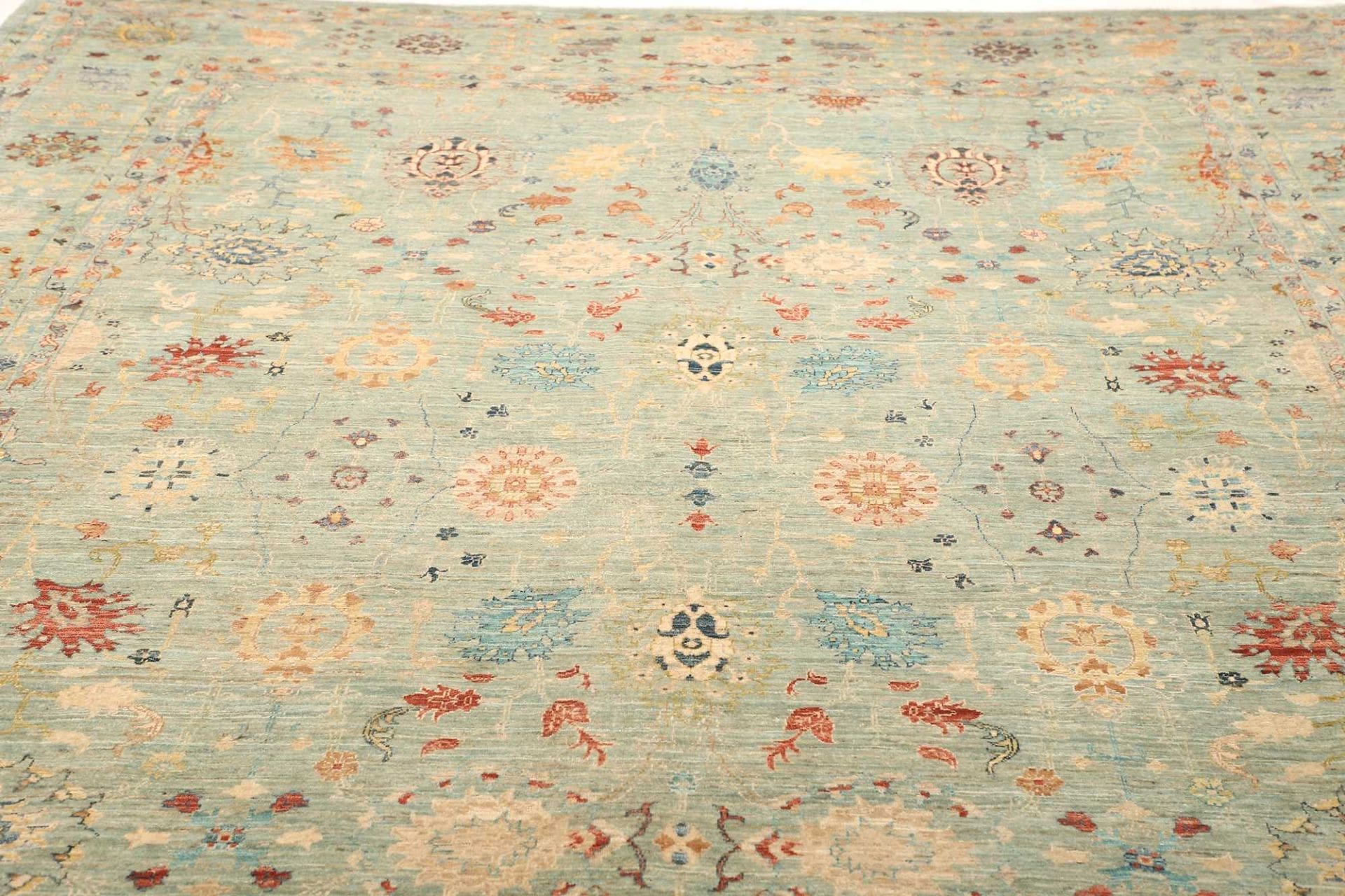 Handgeknüpfter Samarkand Orientteppich 275 × 378 cm