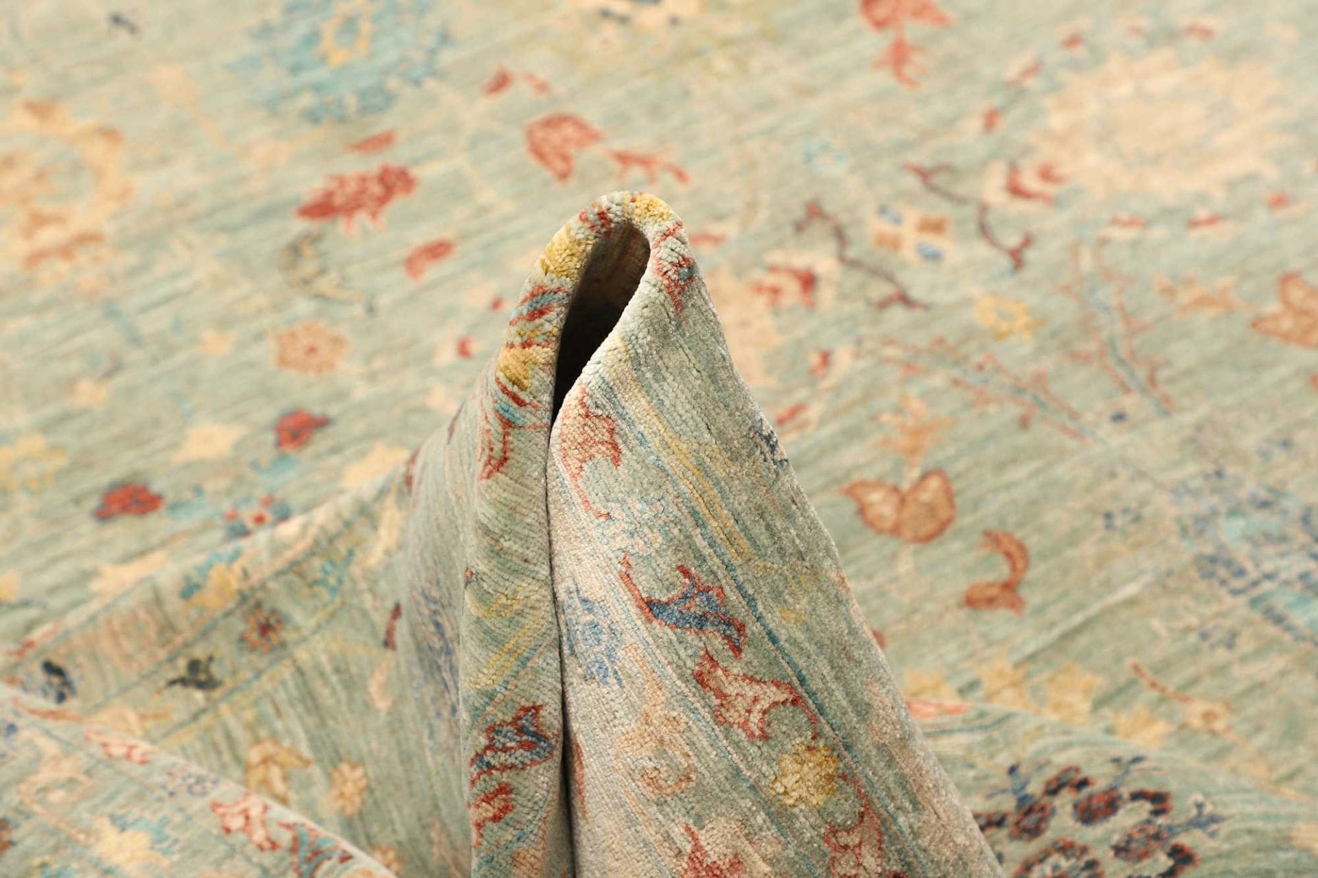 Handgeknüpfter Samarkand Orientteppich 275 × 378 cm