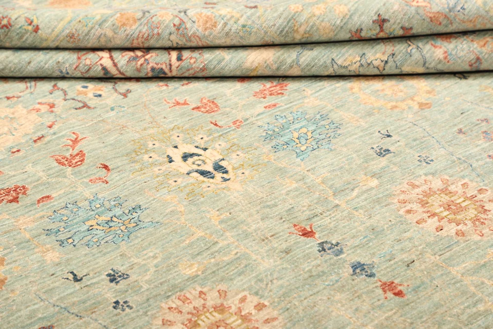 Handgeknüpfter Samarkand Orientteppich 275 × 378 cm