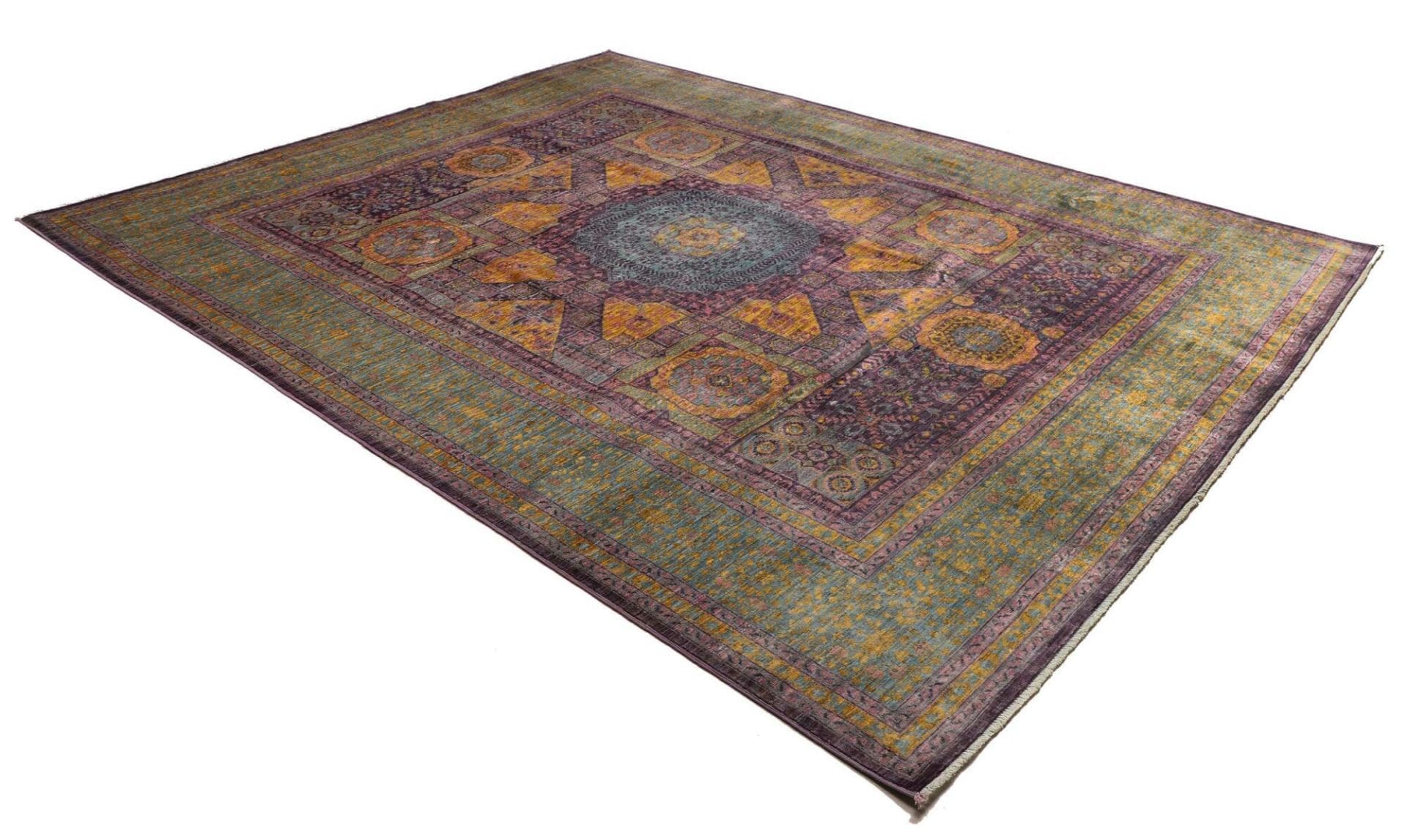Mamluk Orientteppich 246 × 303 cm aus Wolle, handgeknüpft
