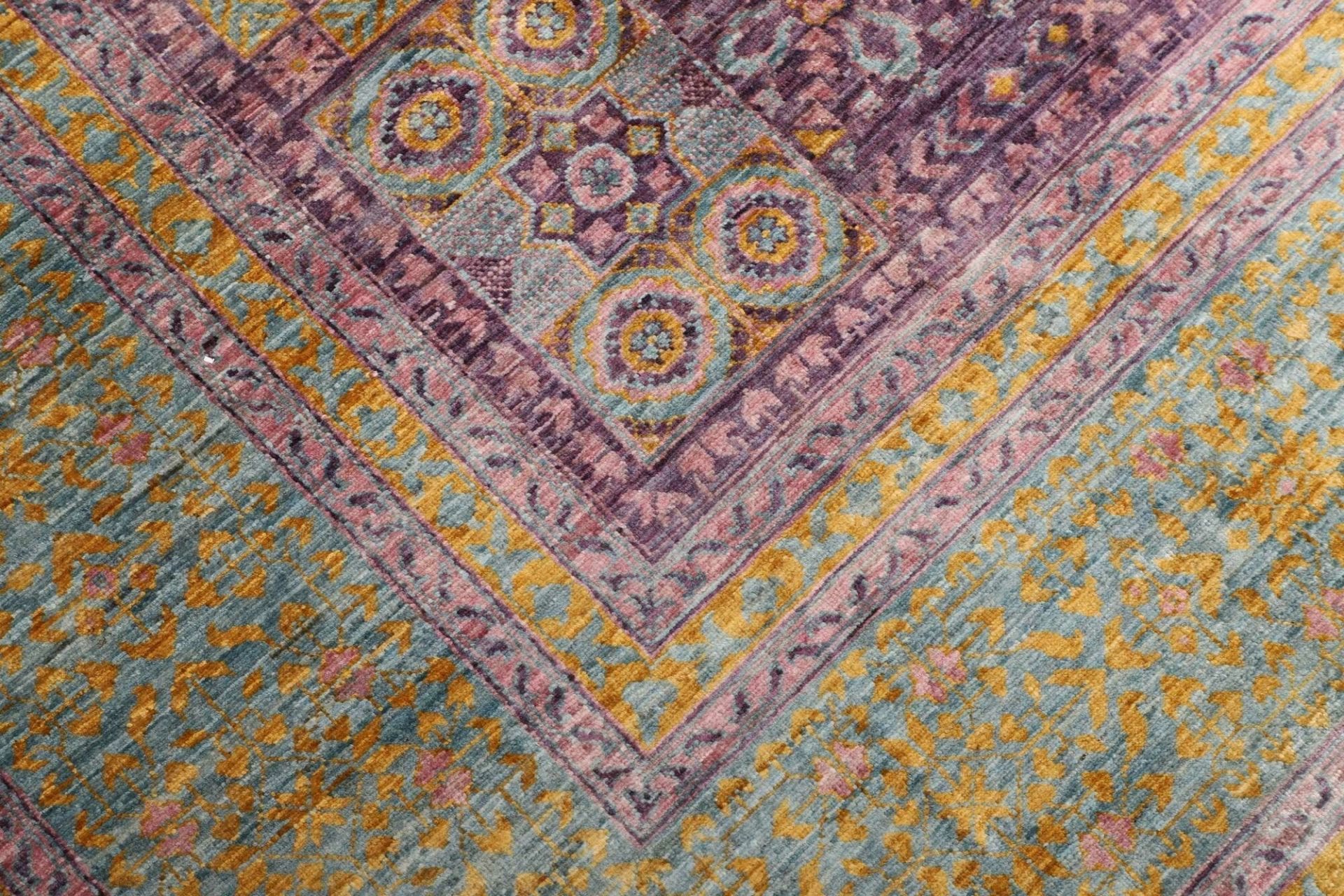 Mamluk Orientteppich 246 × 303 cm aus Wolle, handgeknüpft