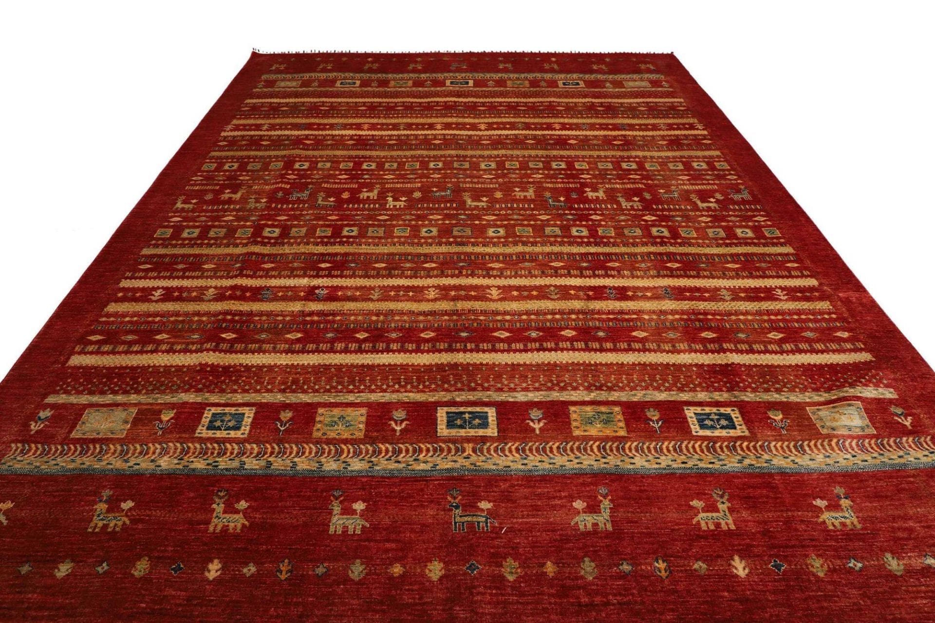 Handgeknüpfter Samarkand Orientteppich 278 × 370 cm