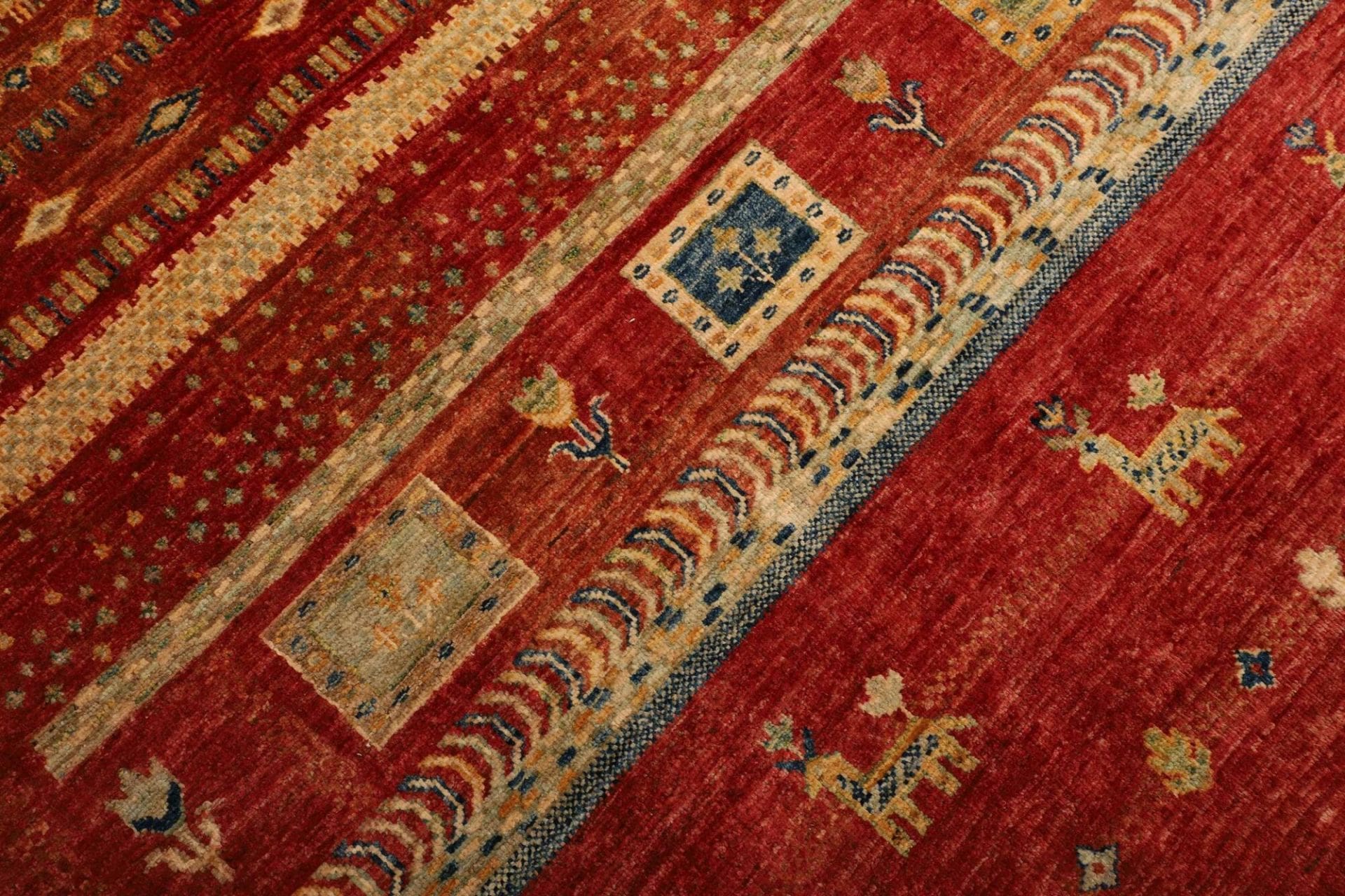 Handgeknüpfter Samarkand Orientteppich 278 × 370 cm