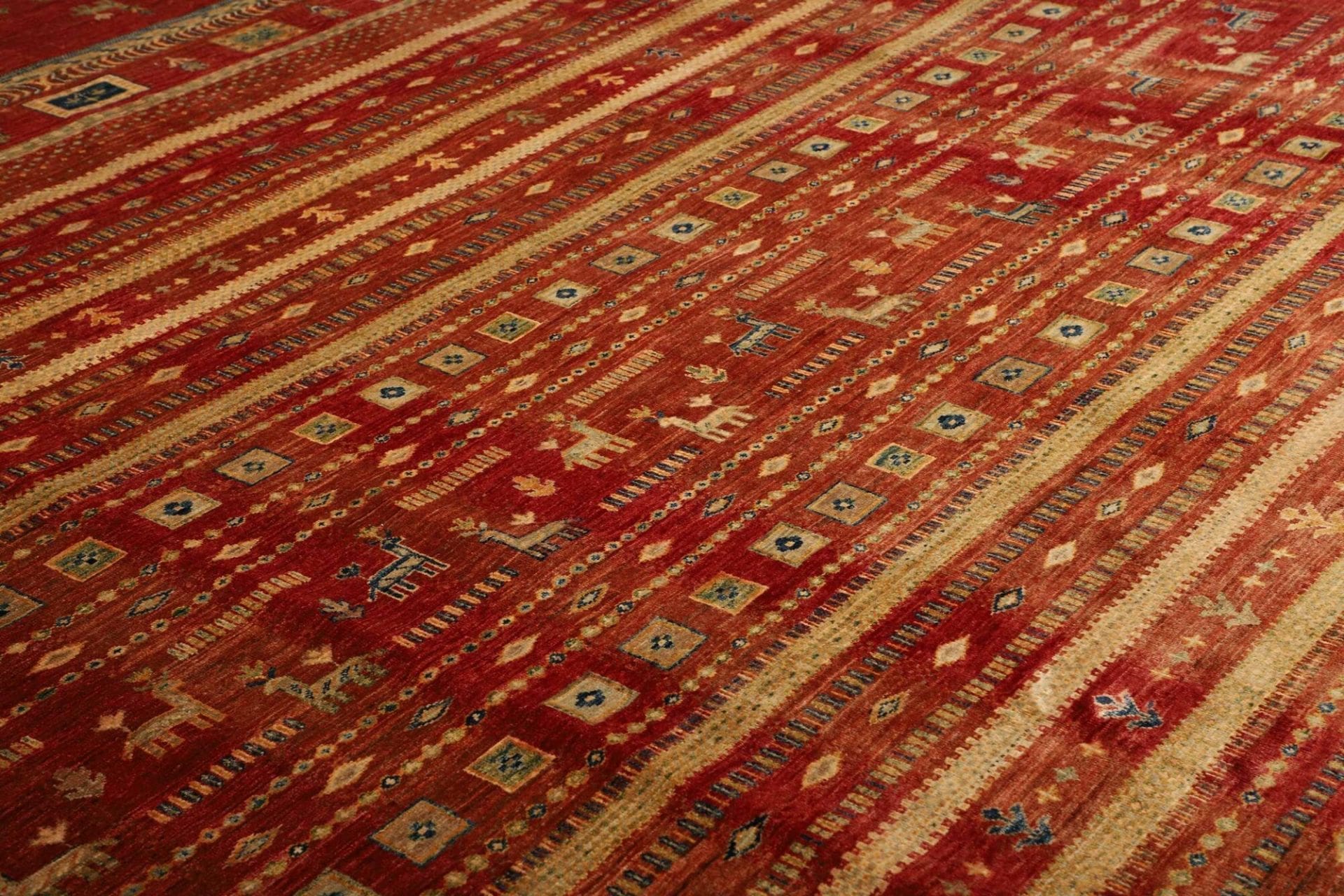 Handgeknüpfter Samarkand Orientteppich 278 × 370 cm