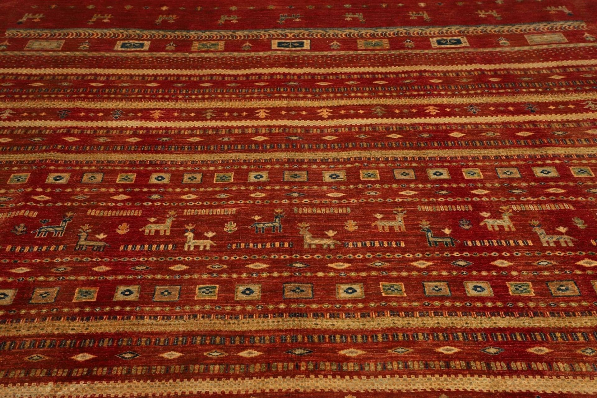 Handgeknüpfter Samarkand Orientteppich 278 × 370 cm