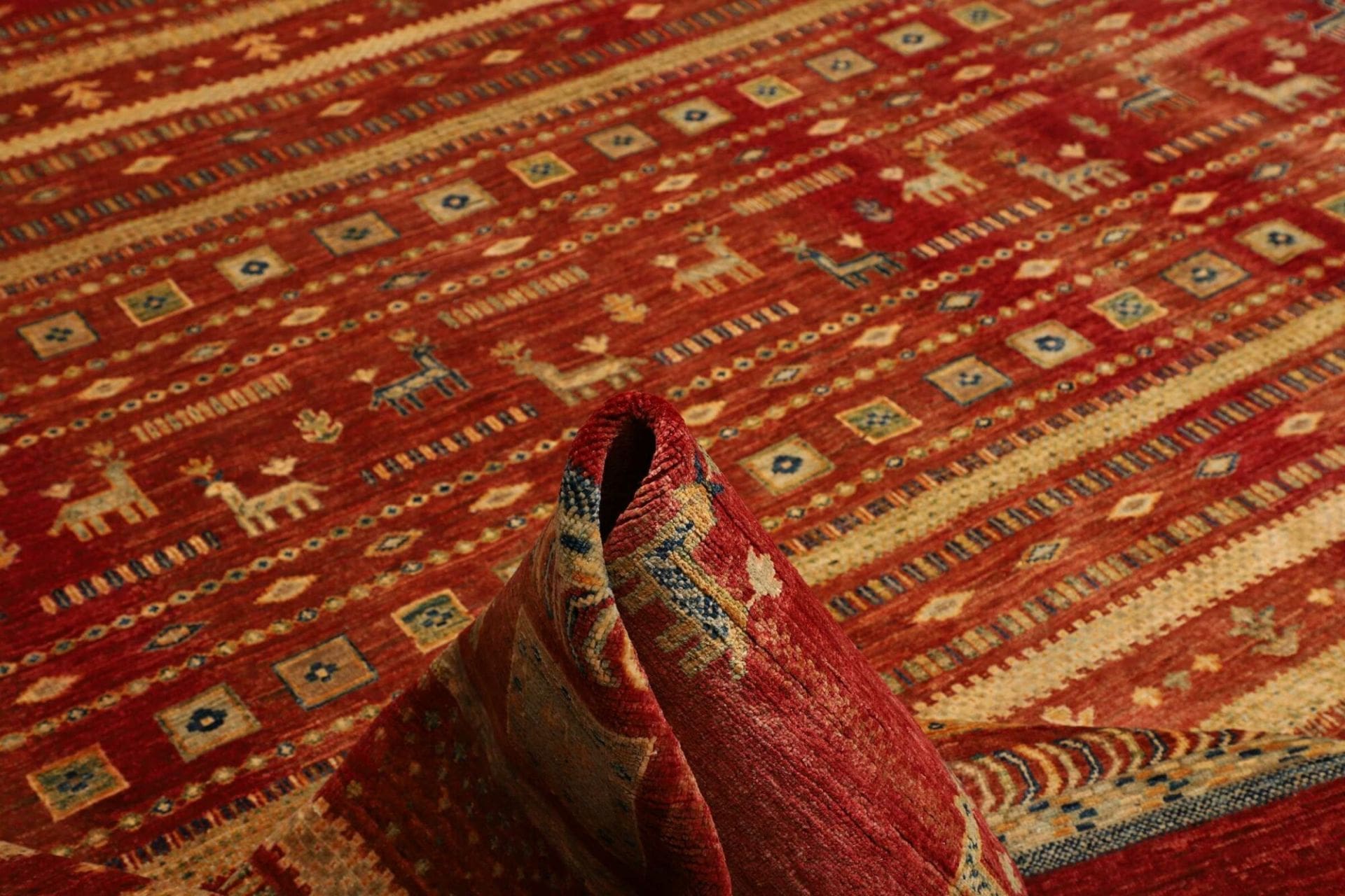 Handgeknüpfter Samarkand Orientteppich 278 × 370 cm