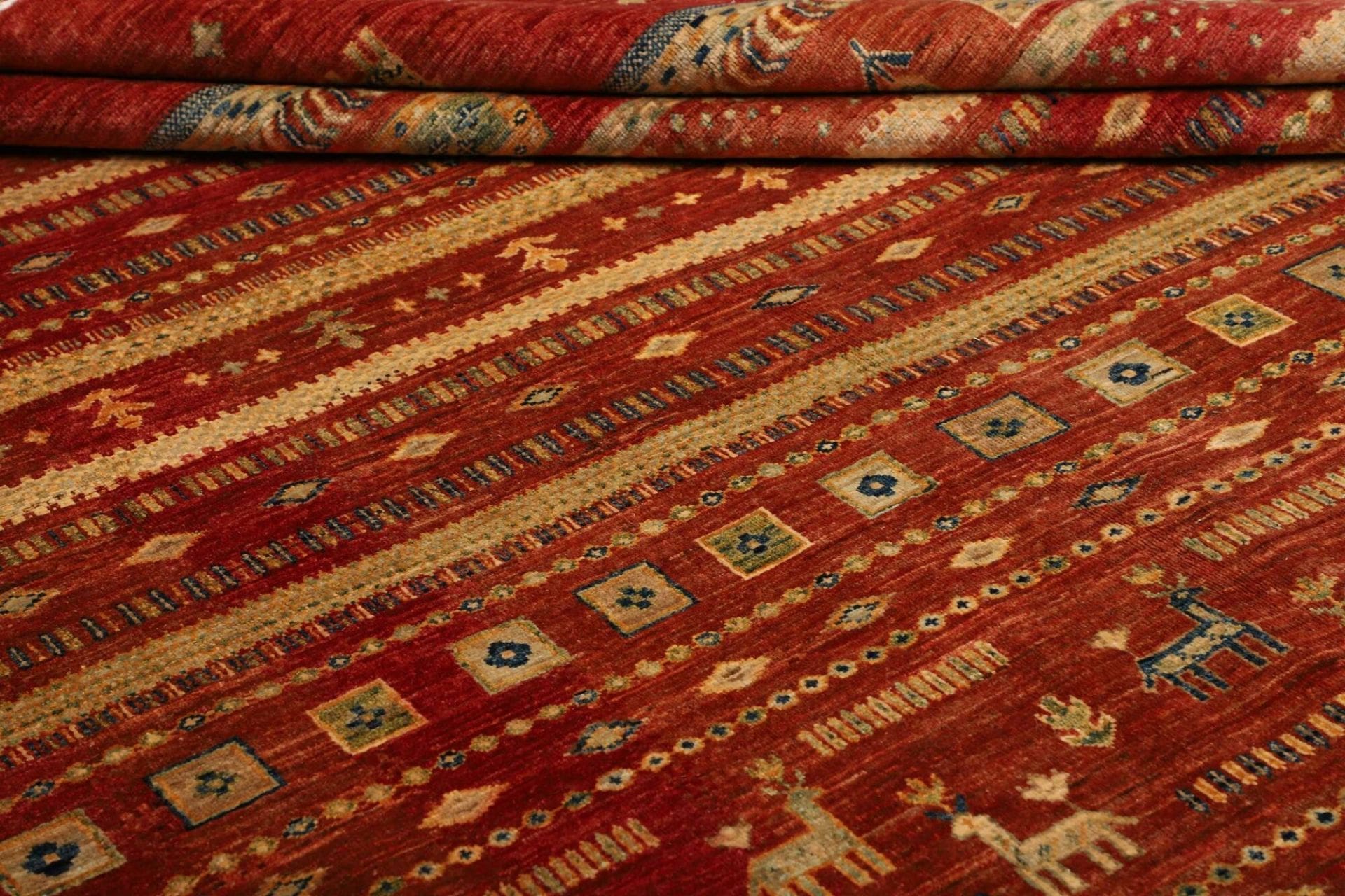 Handgeknüpfter Samarkand Orientteppich 278 × 370 cm