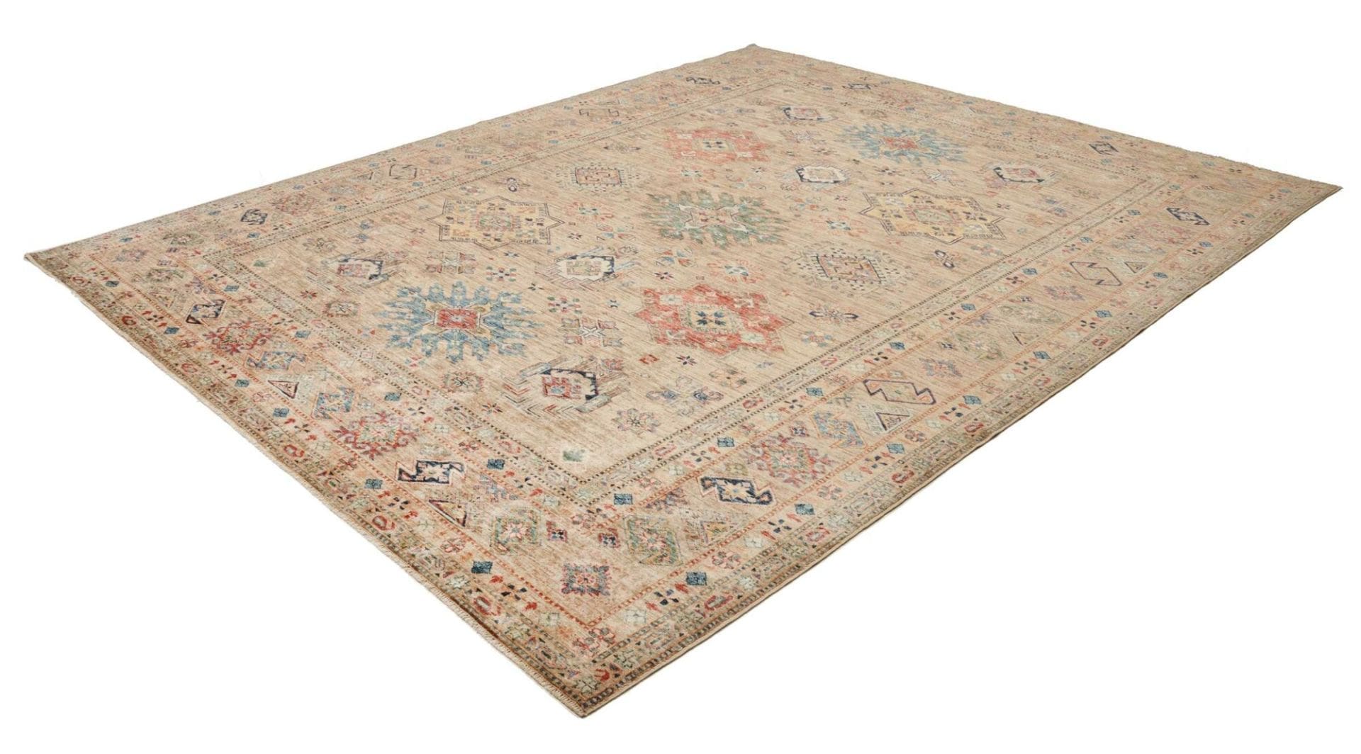 Handgeknüpfter Kazak Orientteppich, 254 × 307 cm, Wolle