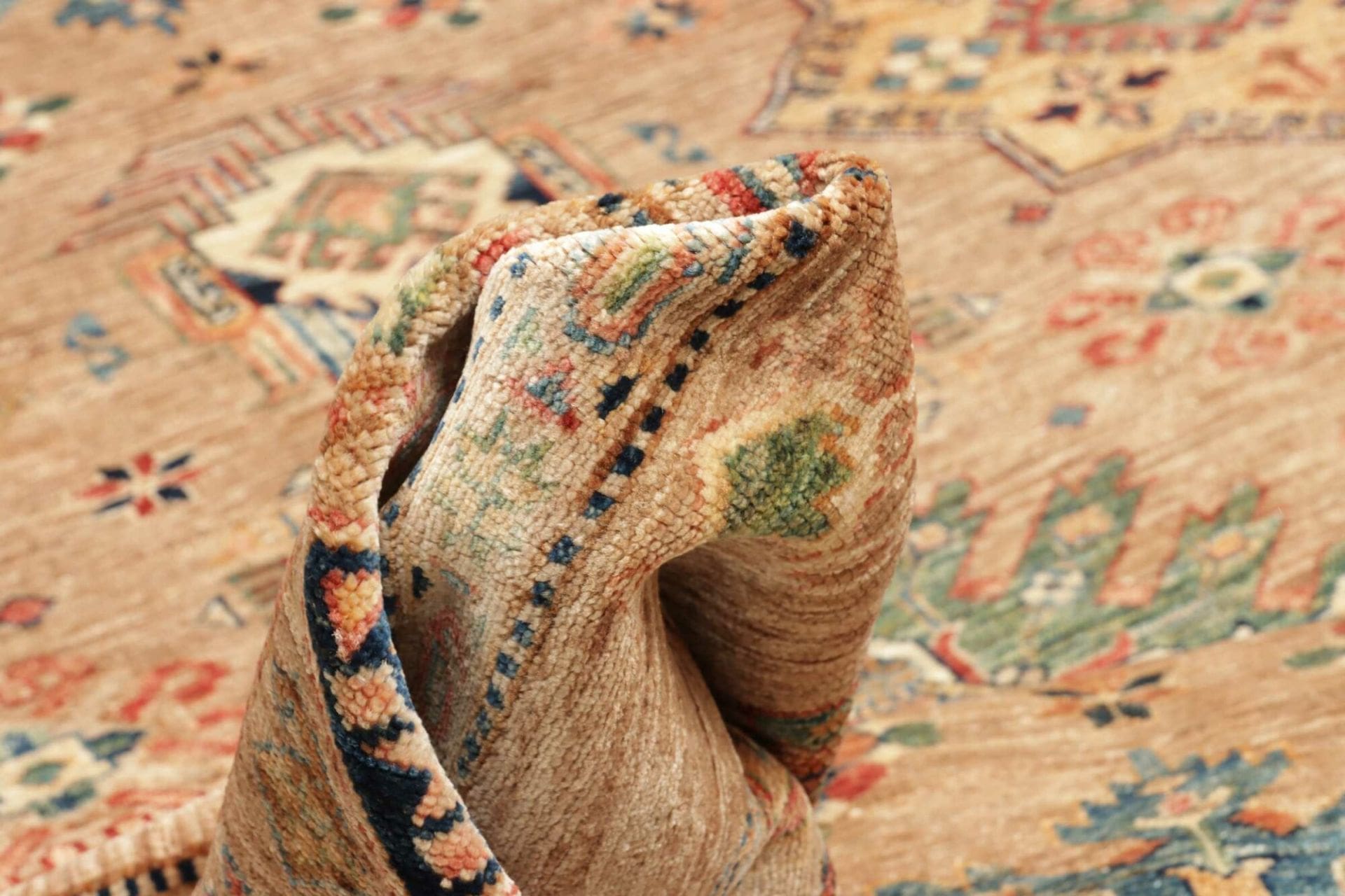 Handgeknüpfter Kazak Orientteppich, 254 × 307 cm, Wolle