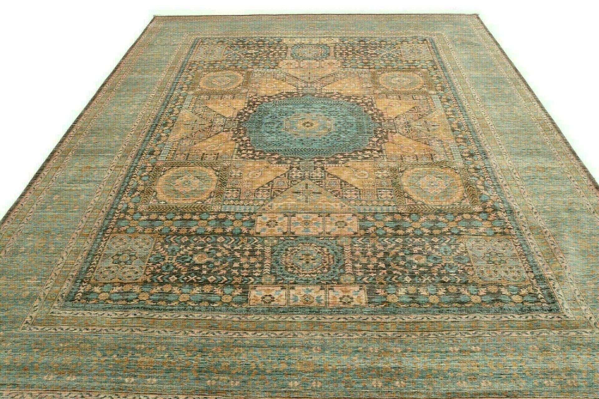 Handgeknüpfter Mamluk Orientteppich 279 × 356 cm