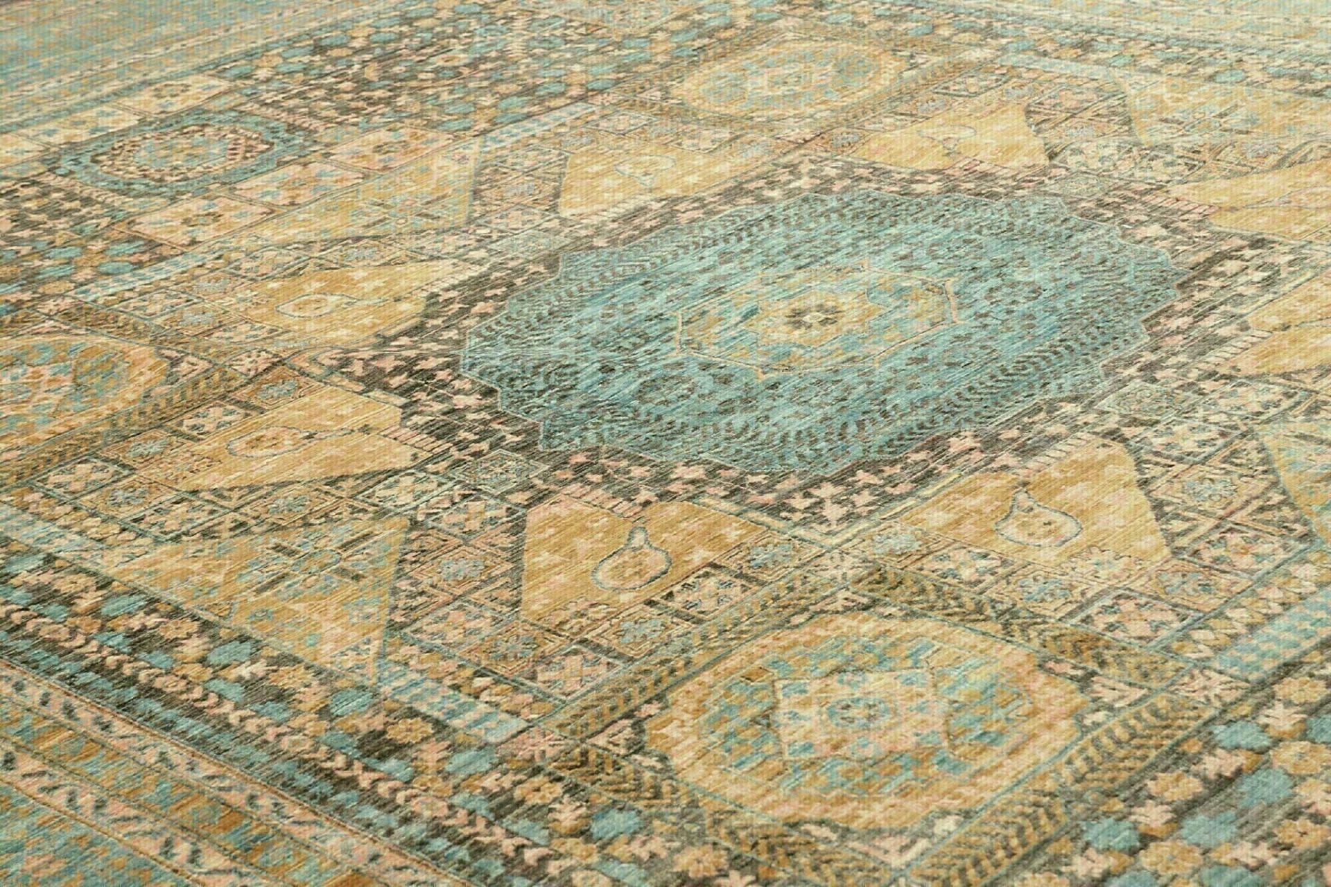 Handgeknüpfter Mamluk Orientteppich 279 × 356 cm