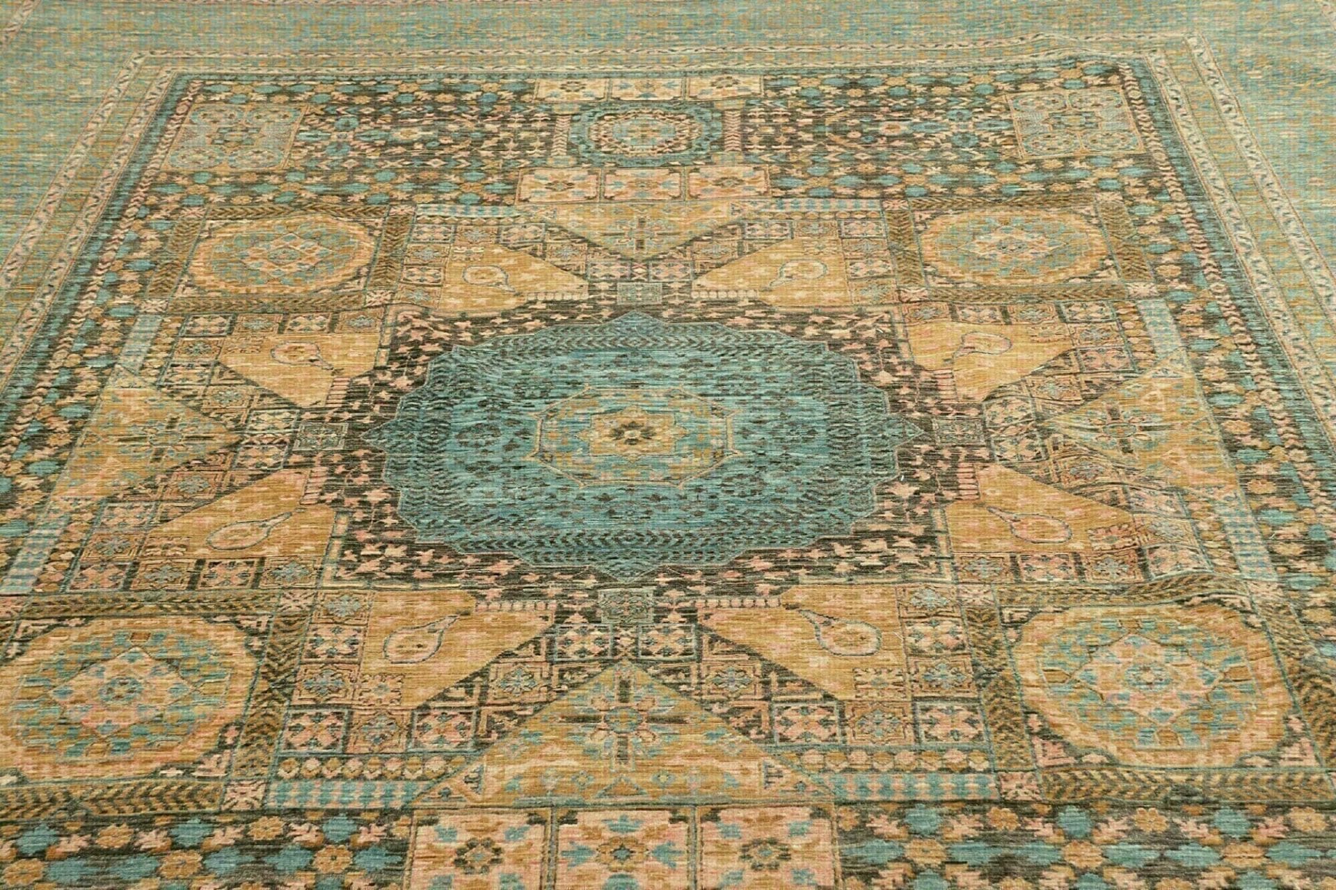 Handgeknüpfter Mamluk Orientteppich 279 × 356 cm