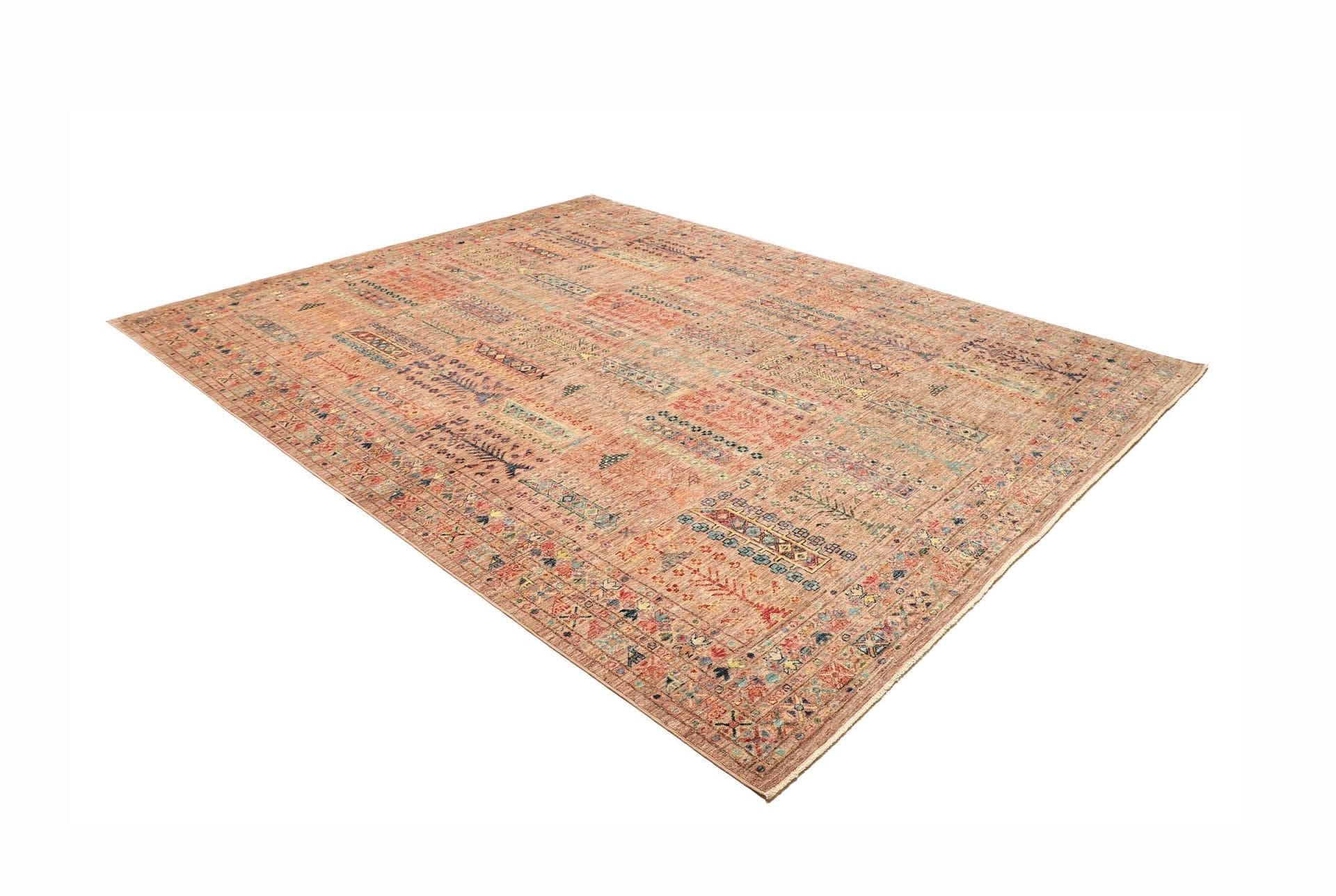 Handgeknüpfter Samarkand Orientteppich, 248 × 298 cm, Wolle