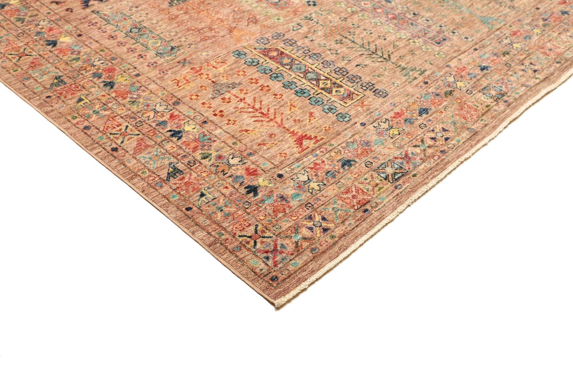 Handgeknüpfter Samarkand Orientteppich, 248 × 298 cm, Wolle