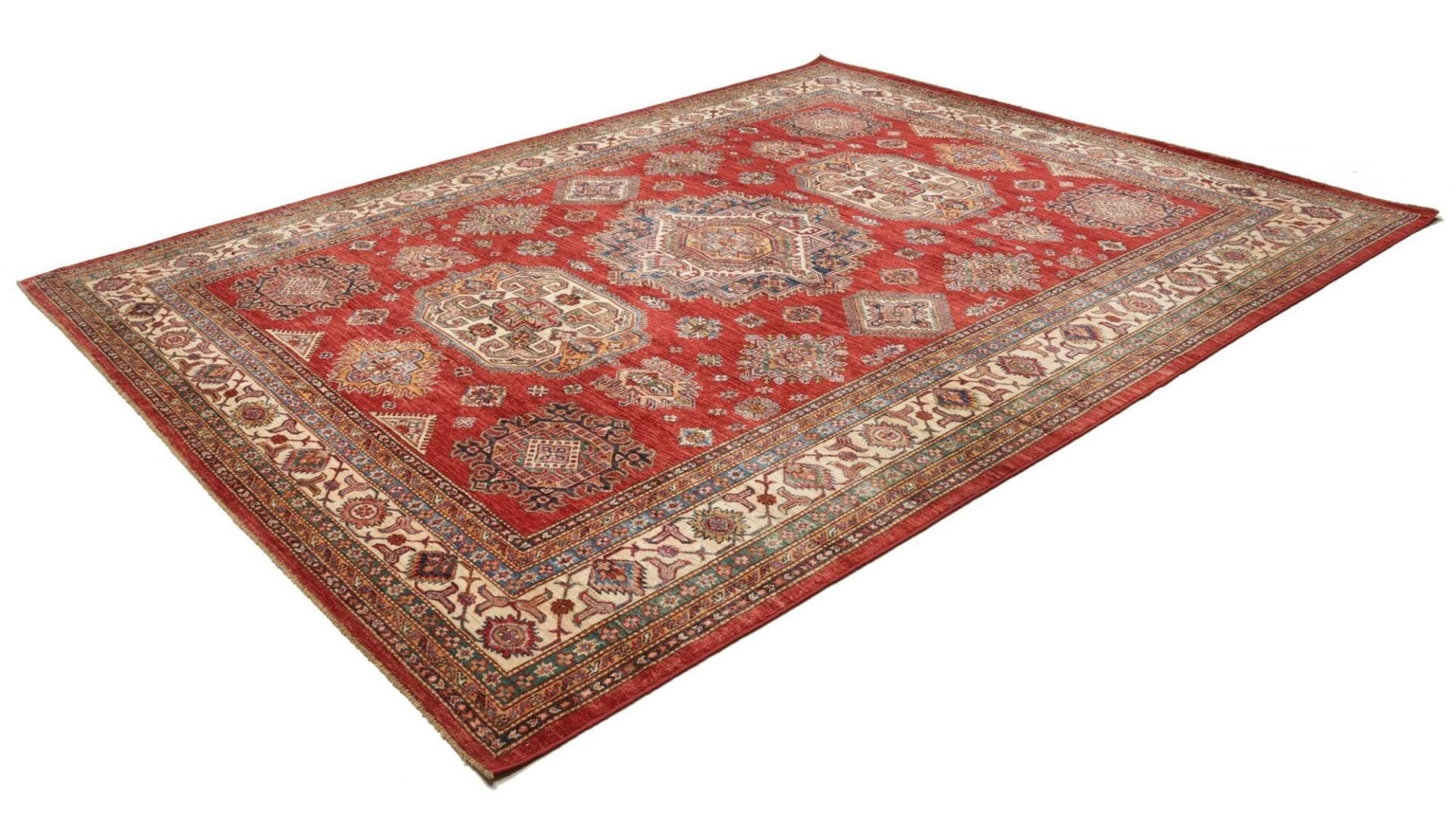 Kazak Orientteppich aus Pakistan, 260 × 316 cm