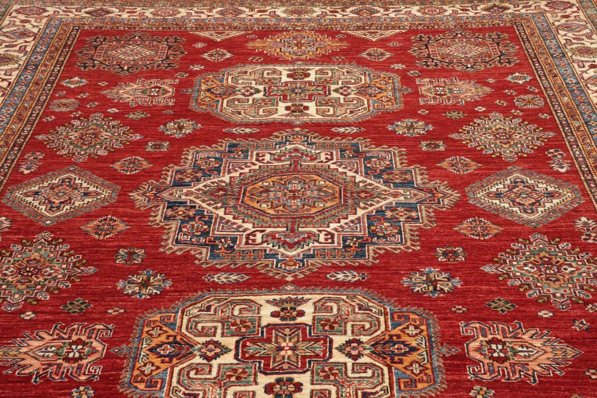 Kazak Orientteppich aus Pakistan, 260 × 316 cm