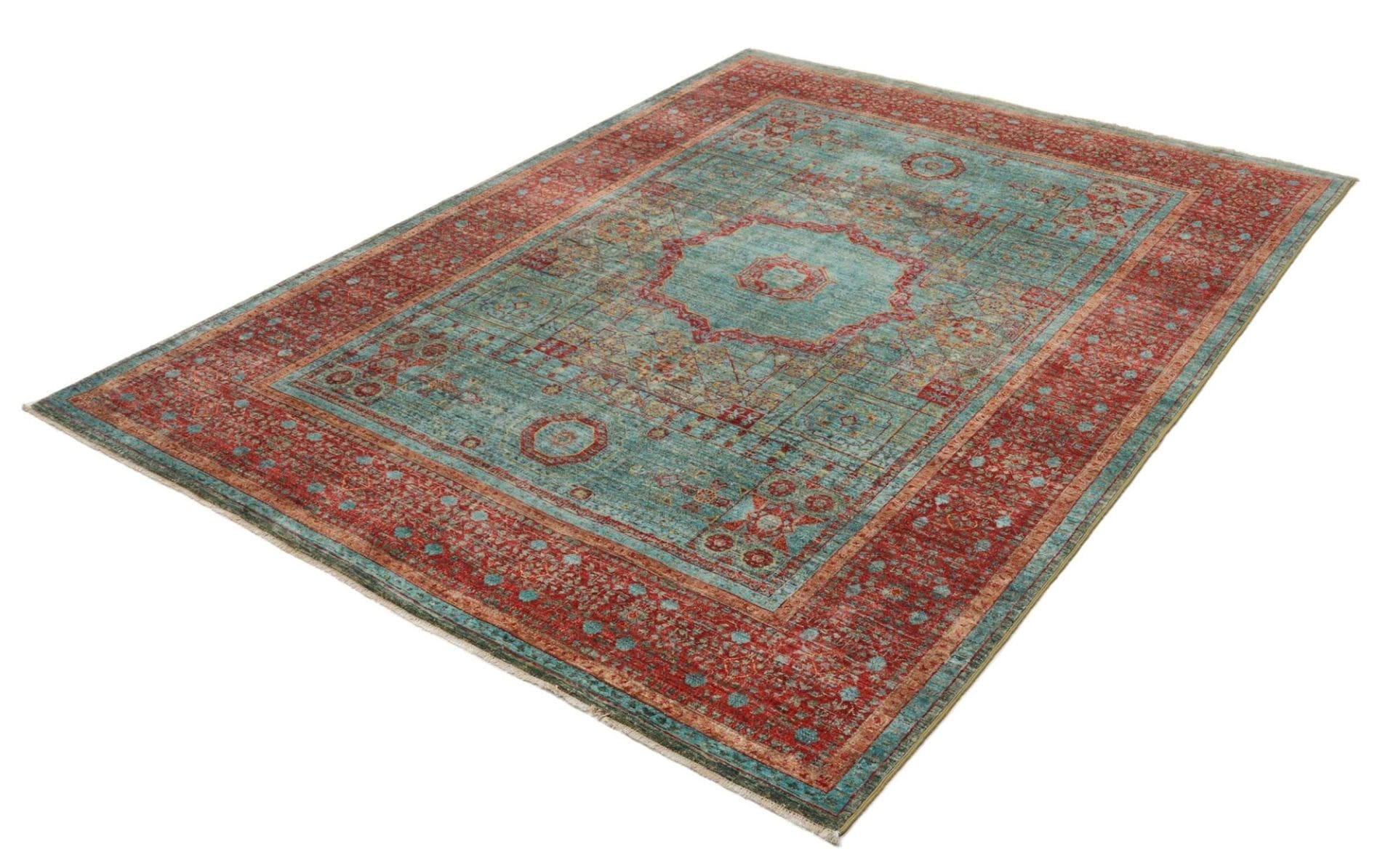 Mamluk Orientteppich 180 × 235 cm aus Wolle, handgeknüpft