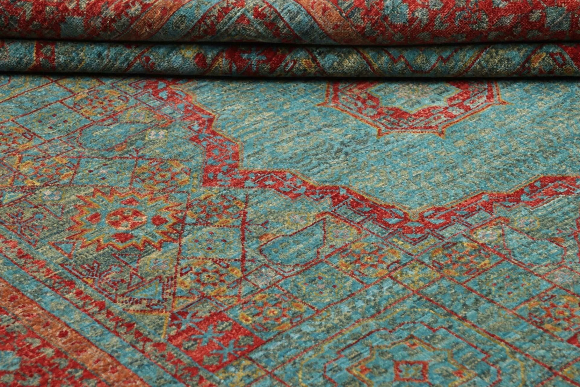 Mamluk Orientteppich 180 × 235 cm aus Wolle, handgeknüpft