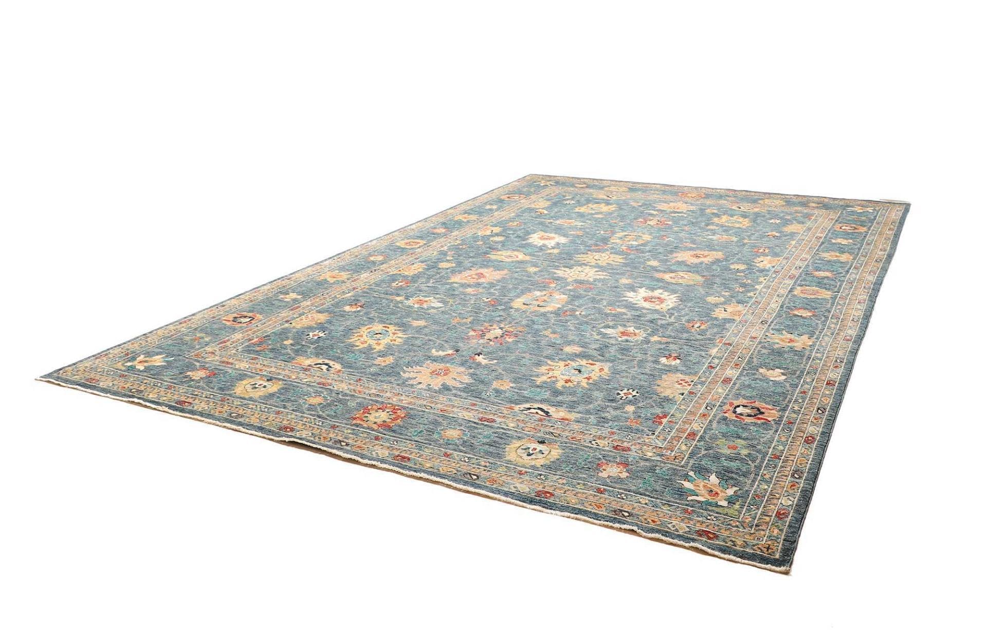 Ziegler Orientteppich 301 × 427 cm aus Wolle, handgeknüpft