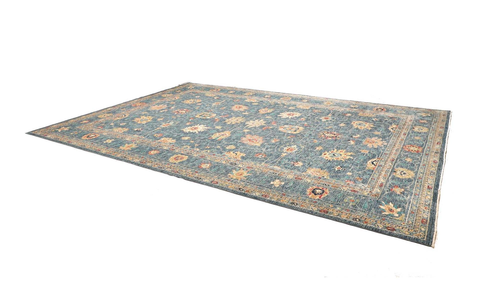 Ziegler Orientteppich 301 × 427 cm aus Wolle, handgeknüpft