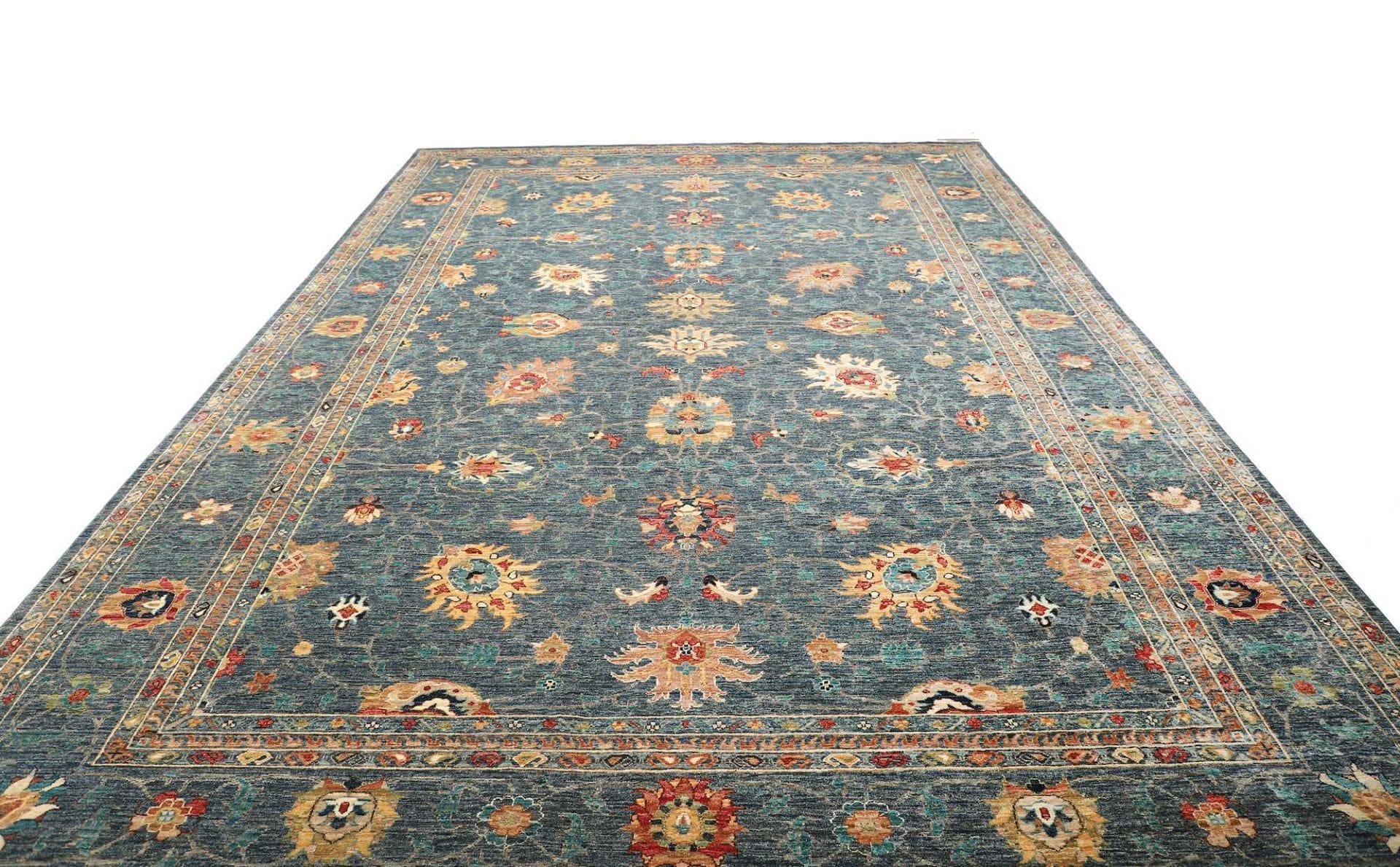Ziegler Orientteppich 301 × 427 cm aus Wolle, handgeknüpft