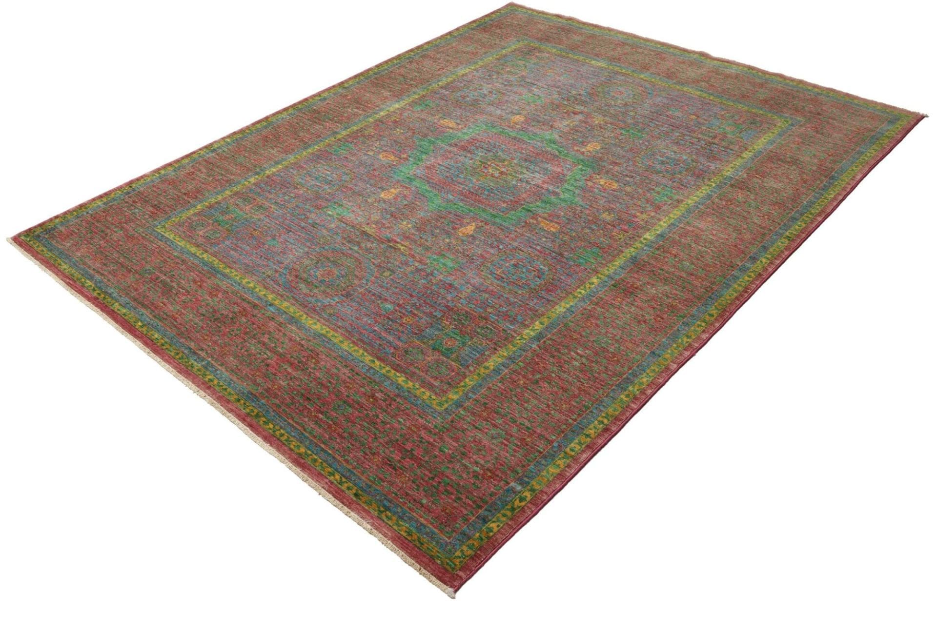 Handgeknüpfter Mamluk Orientteppich 181 × 231 cm