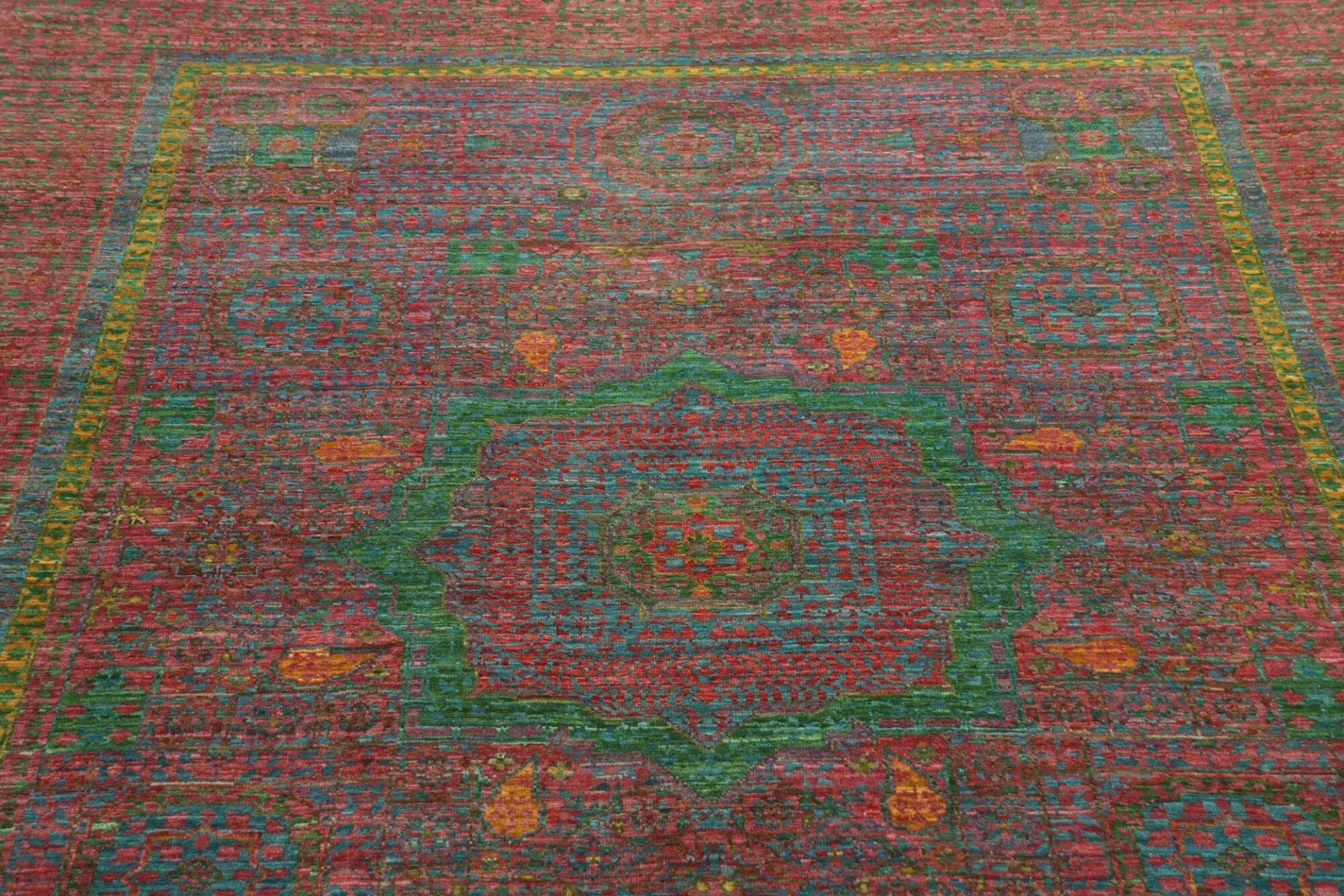 Handgeknüpfter Mamluk Orientteppich 181 × 231 cm