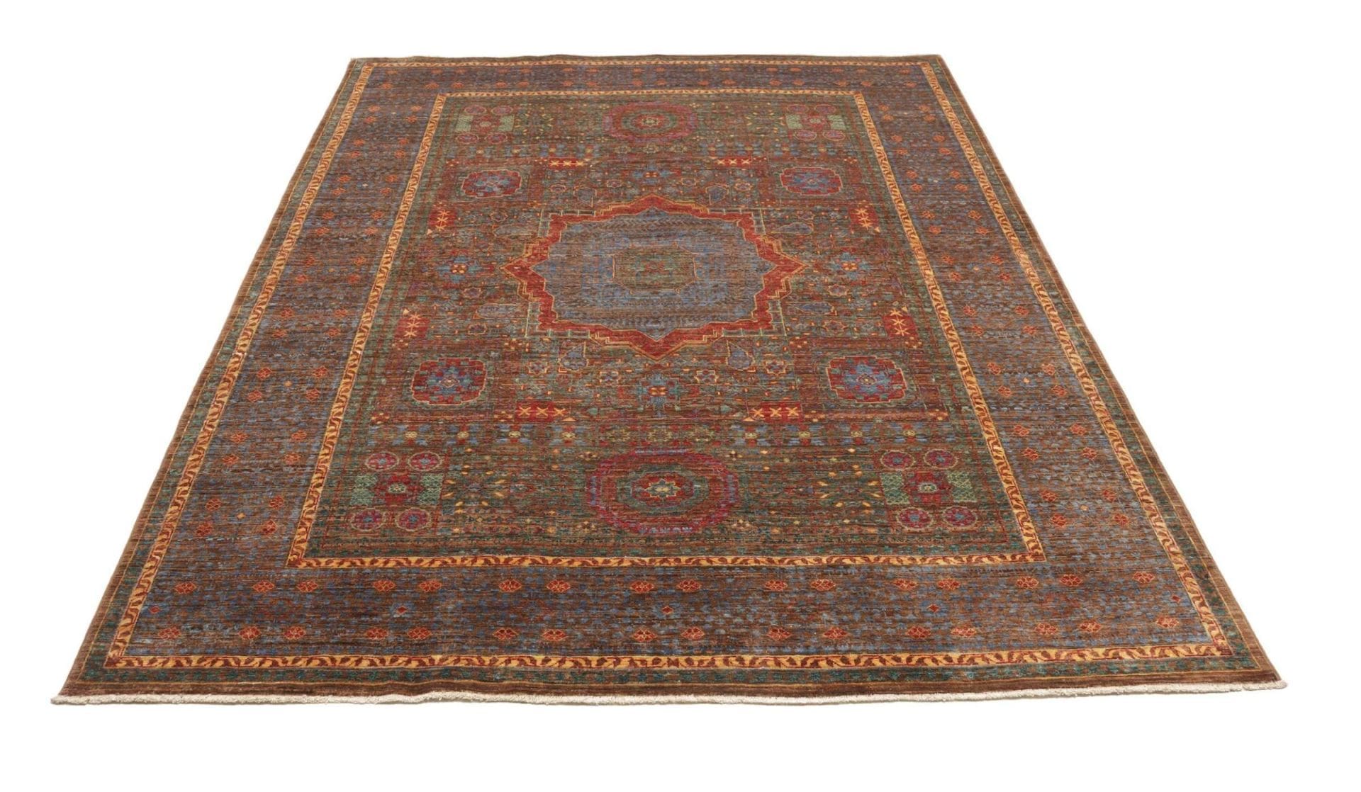 Mamluk Orientteppich 178 × 236 cm aus Wolle, handgeknüpft