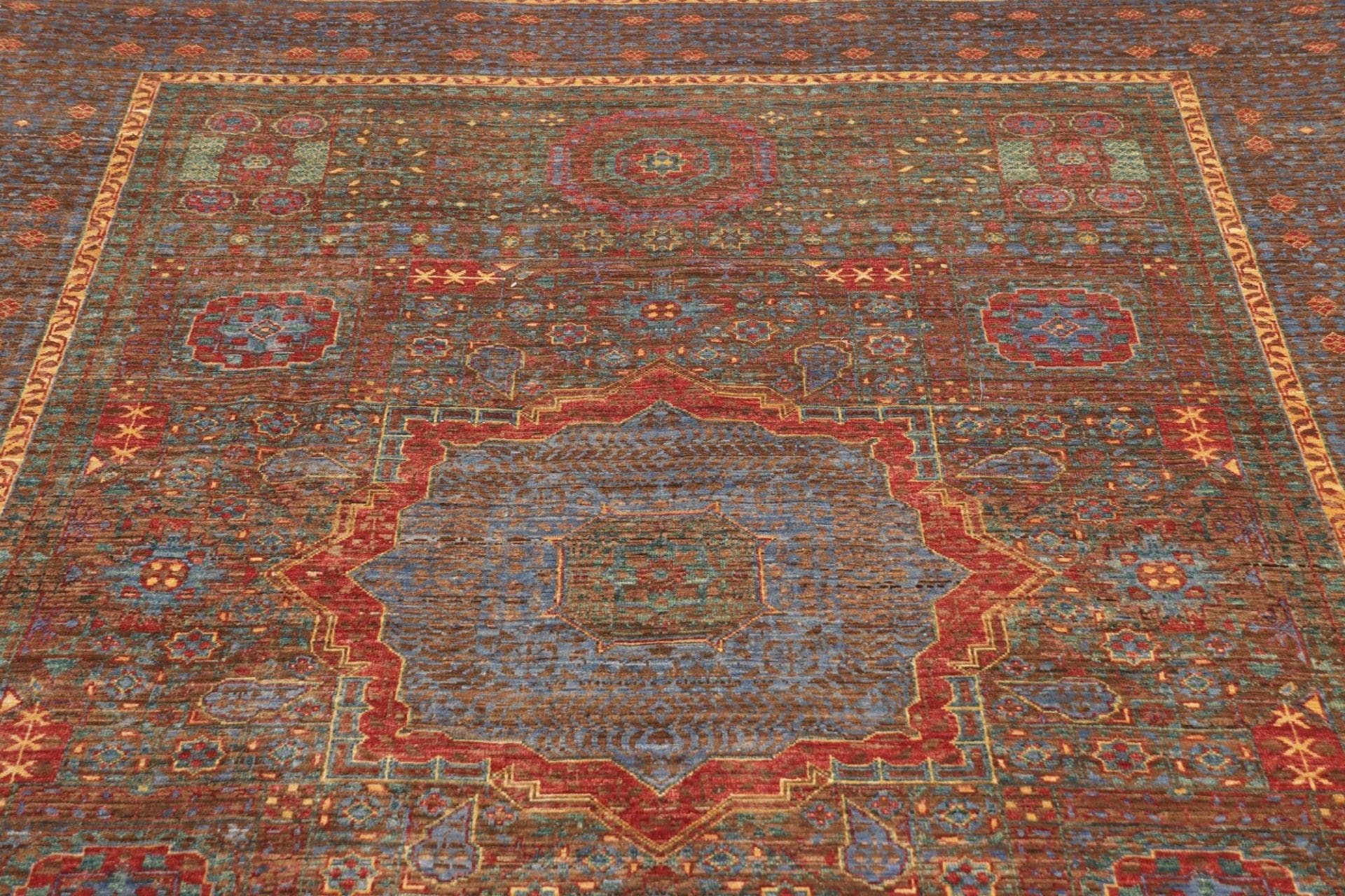Mamluk Orientteppich 178 × 236 cm aus Wolle, handgeknüpft
