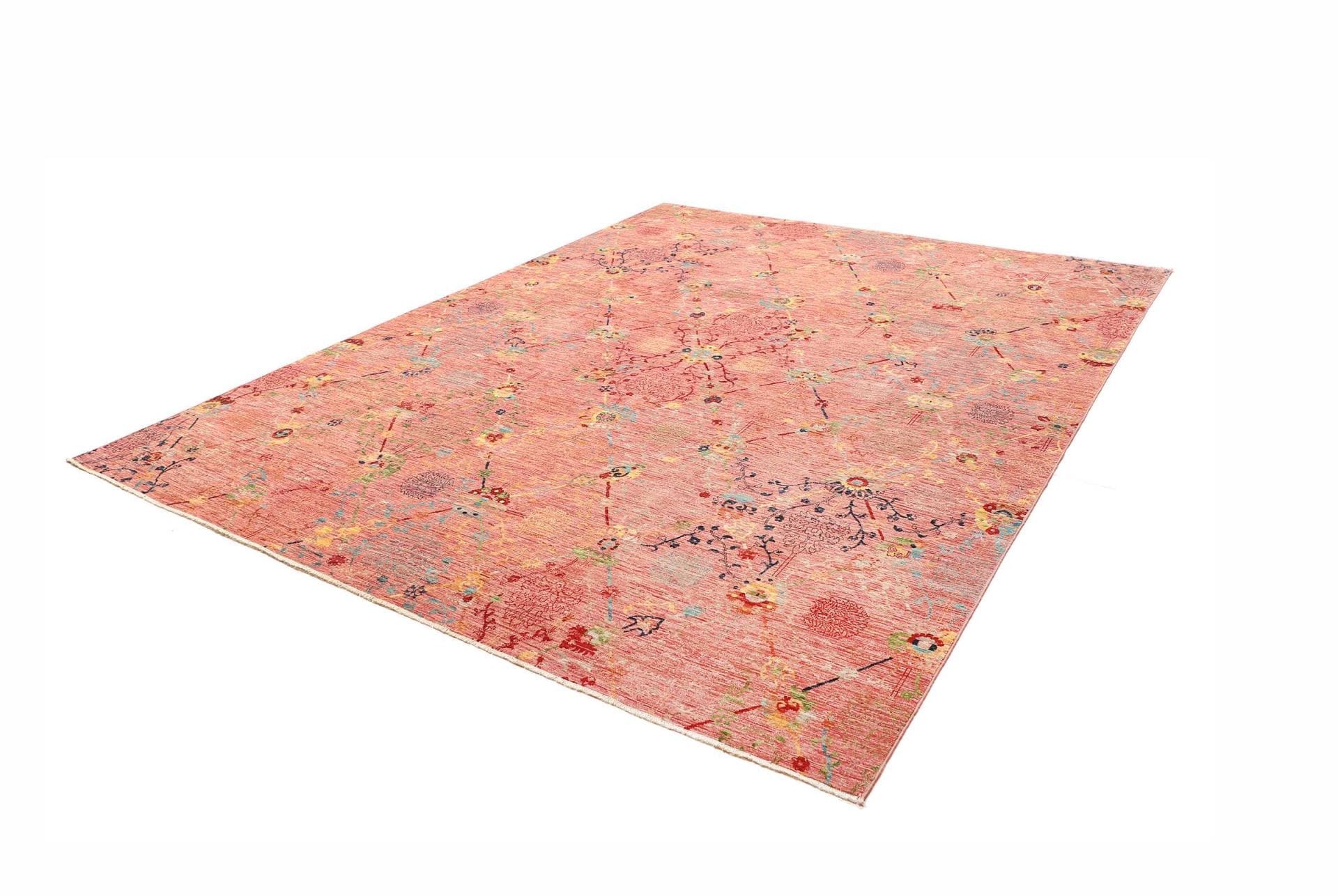 Handgeknüpfter Samarkand Orientteppich, 248 × 306 cm, Wolle