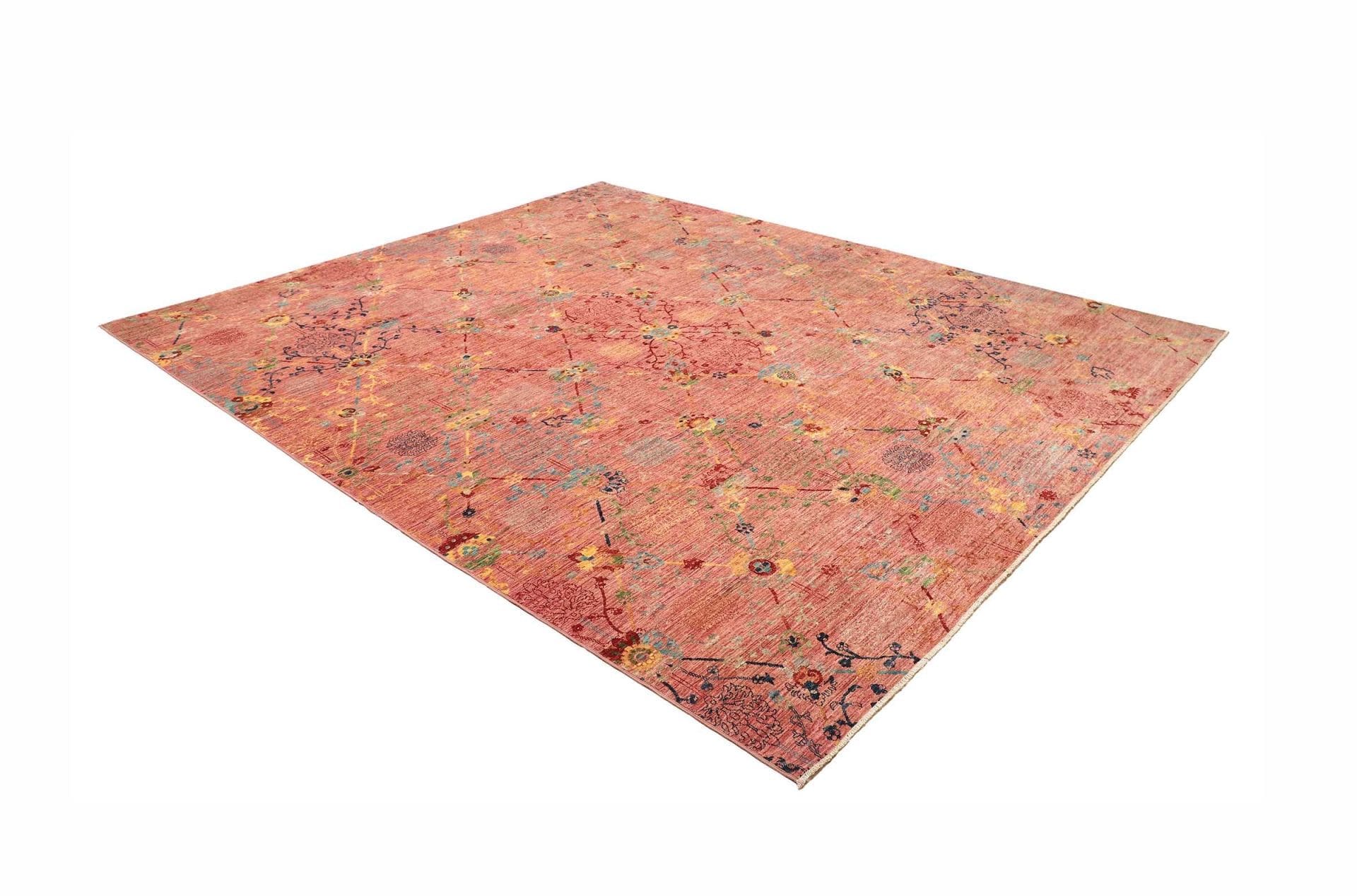 Handgeknüpfter Samarkand Orientteppich, 248 × 306 cm, Wolle