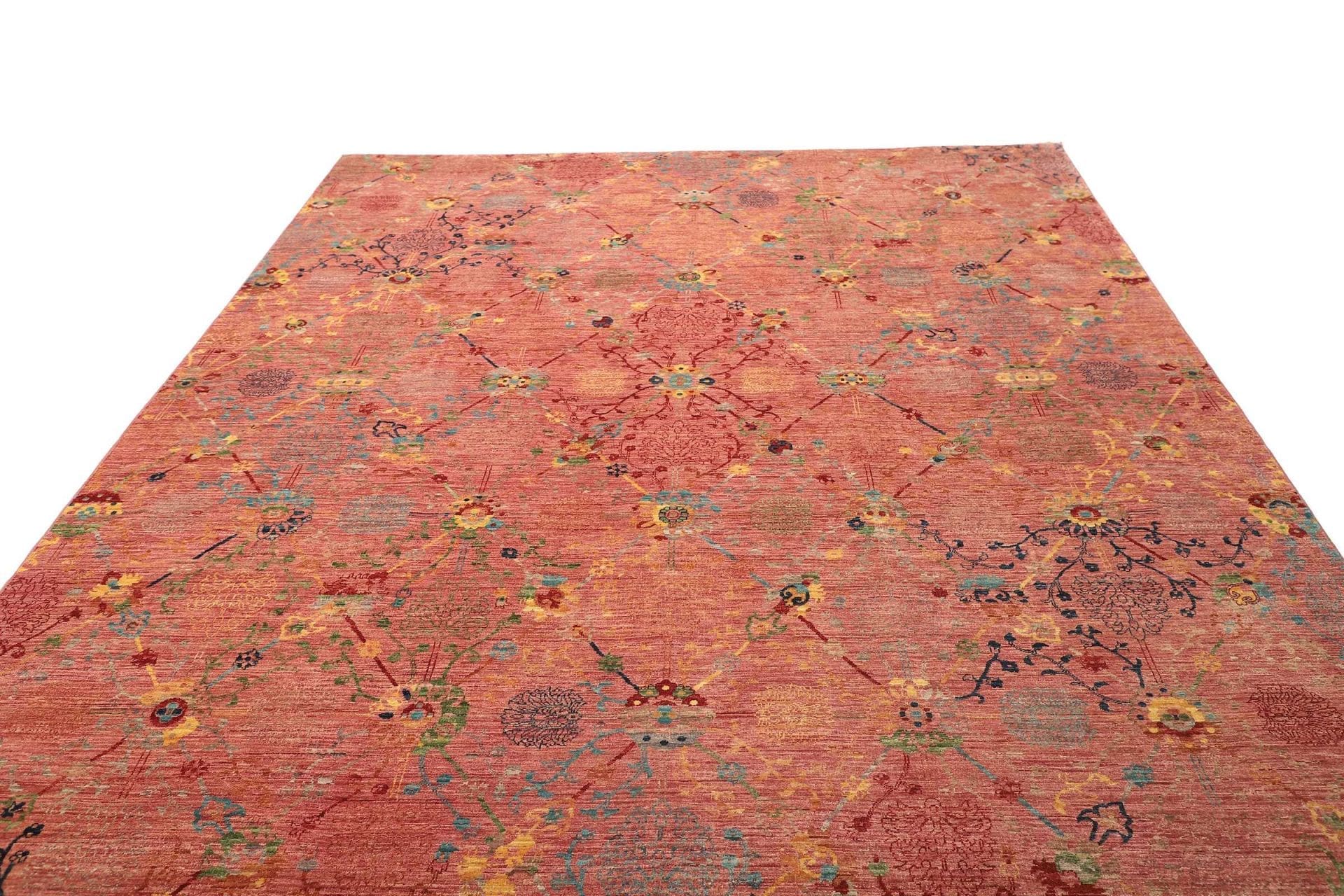 Handgeknüpfter Samarkand Orientteppich, 248 × 306 cm, Wolle