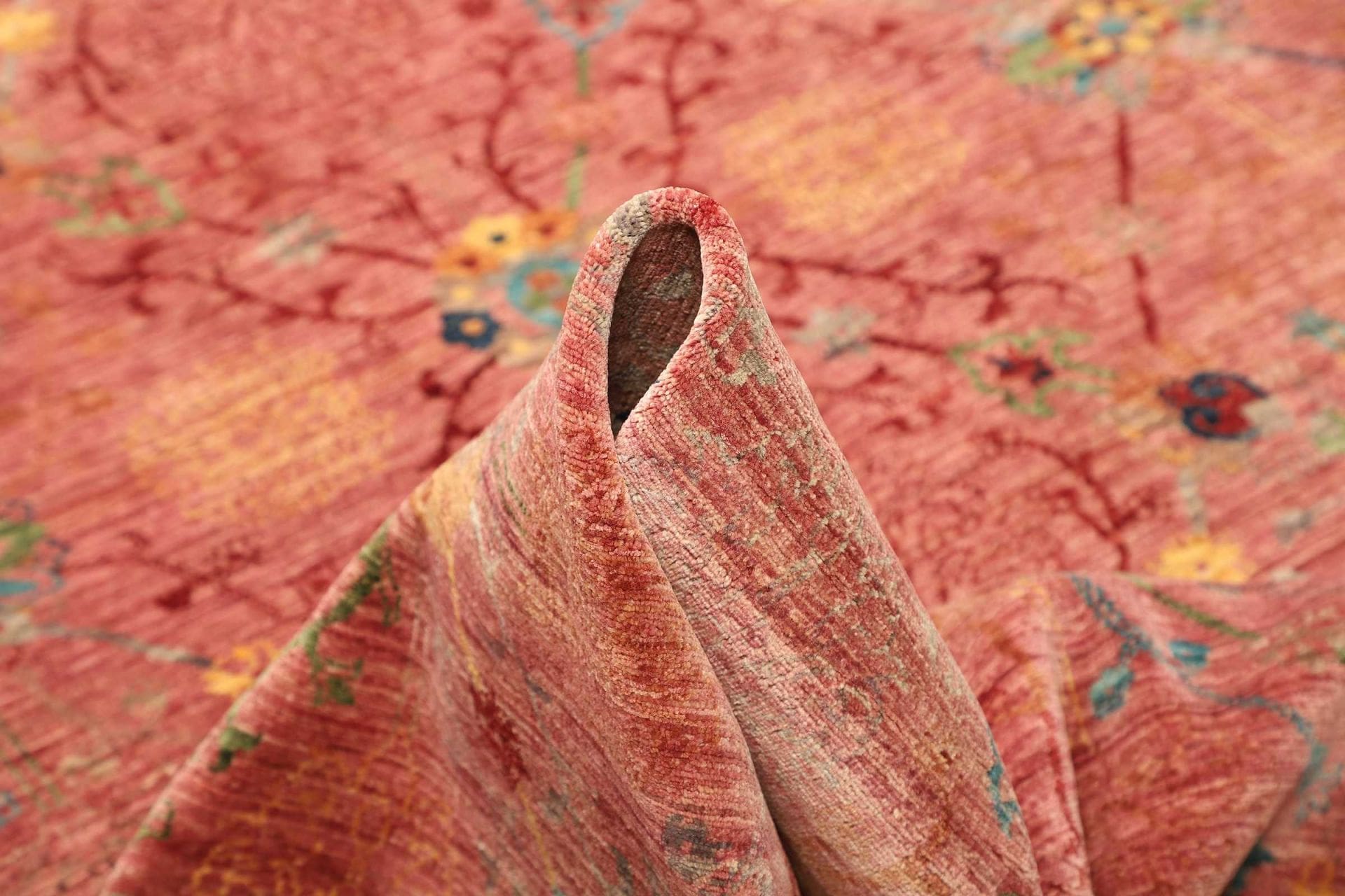 Handgeknüpfter Samarkand Orientteppich, 248 × 306 cm, Wolle