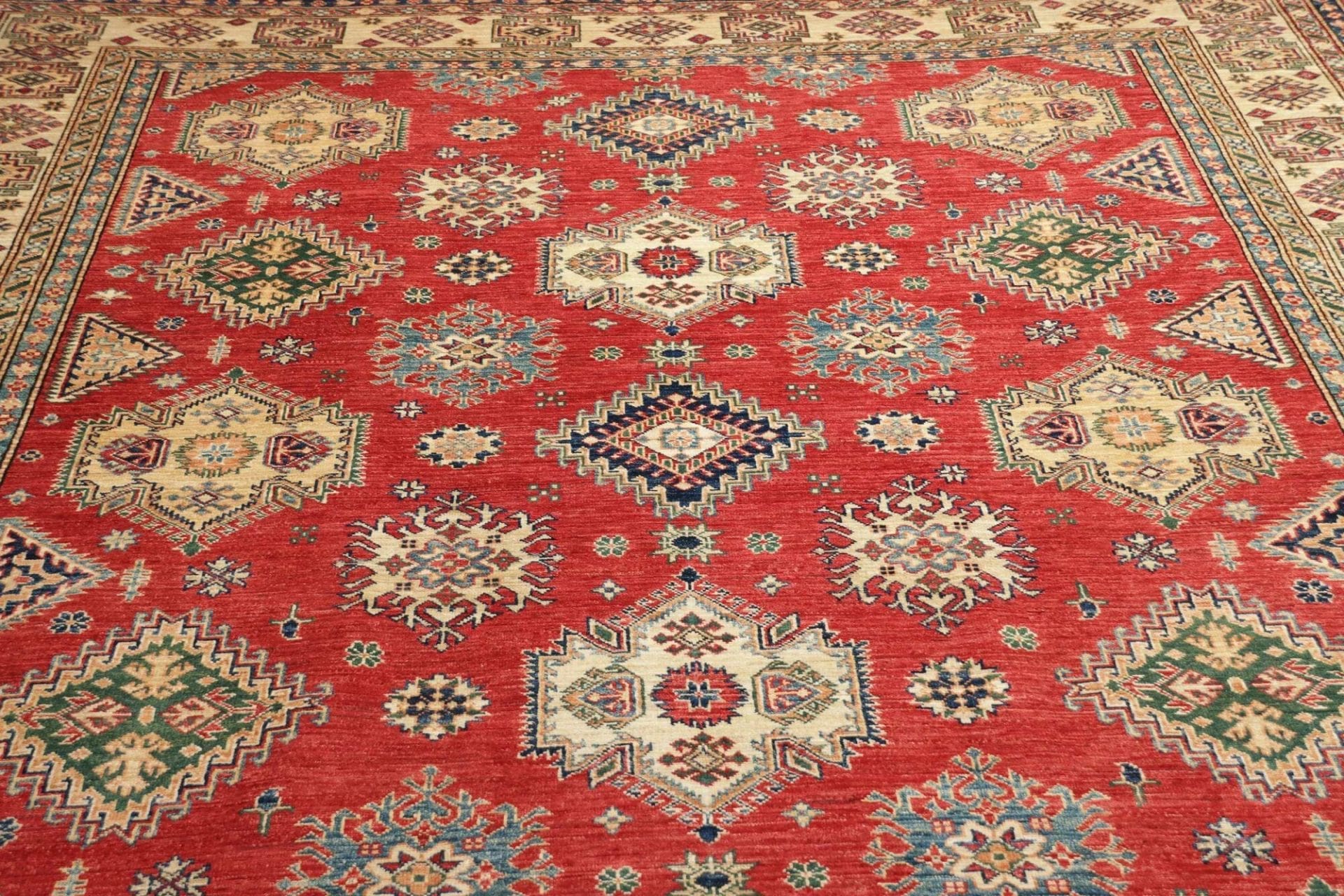 Kazak Orientteppich aus Pakistan, 250 × 325 cm