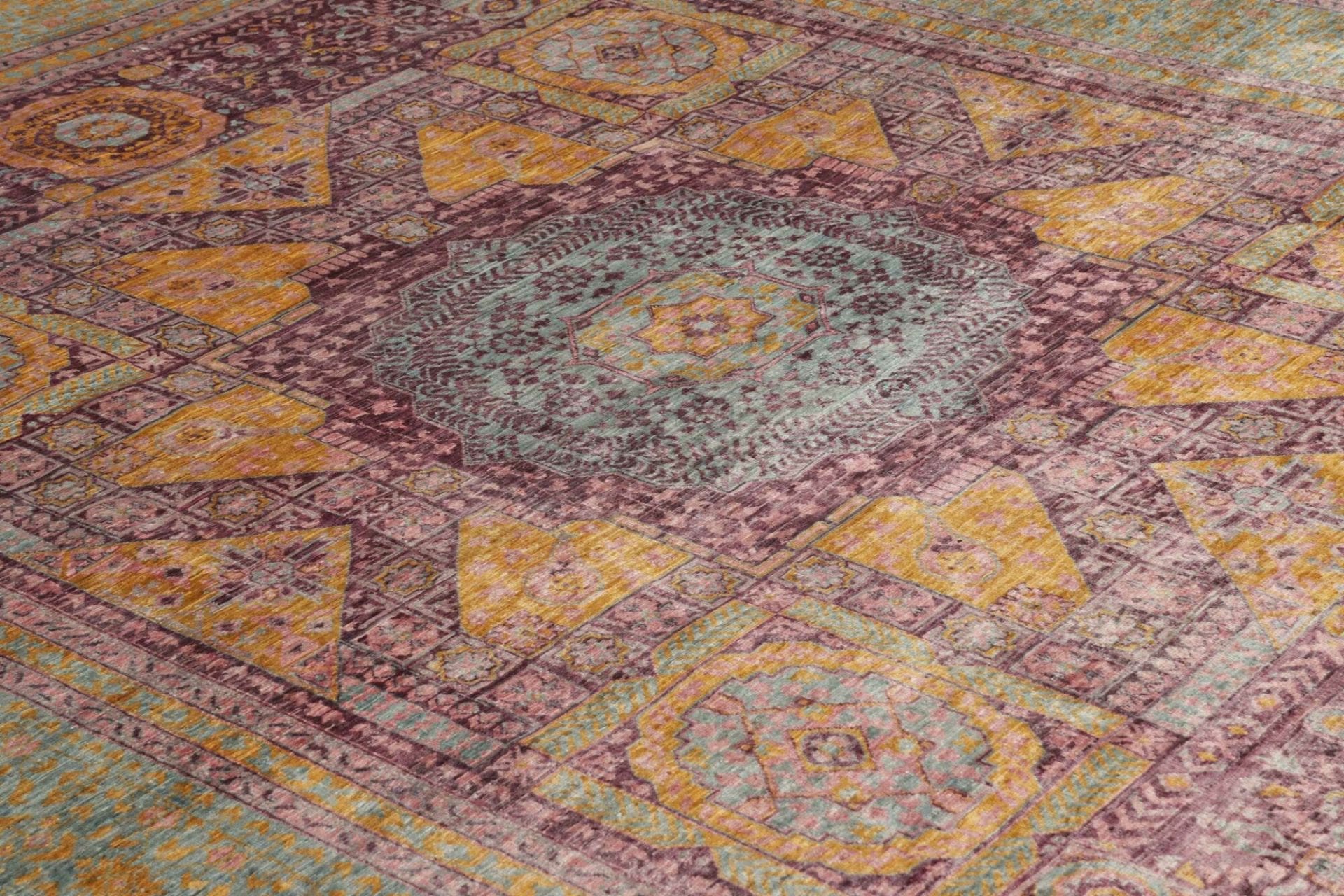 Handgeknüpfter Mamluk Orientteppich 241 × 300 cm