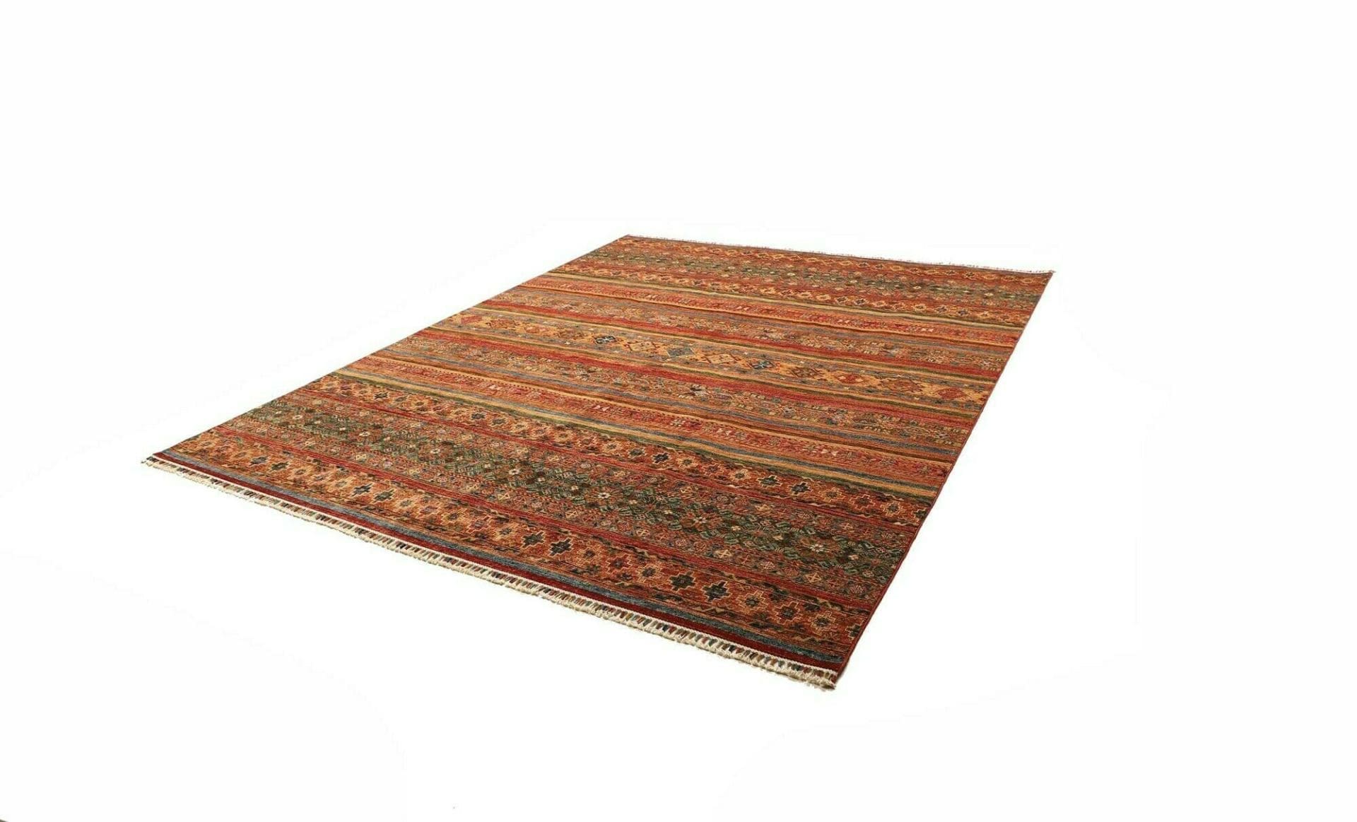 Handgeknüpfter Samarkand Orientteppich, 253 × 313 cm, Wolle