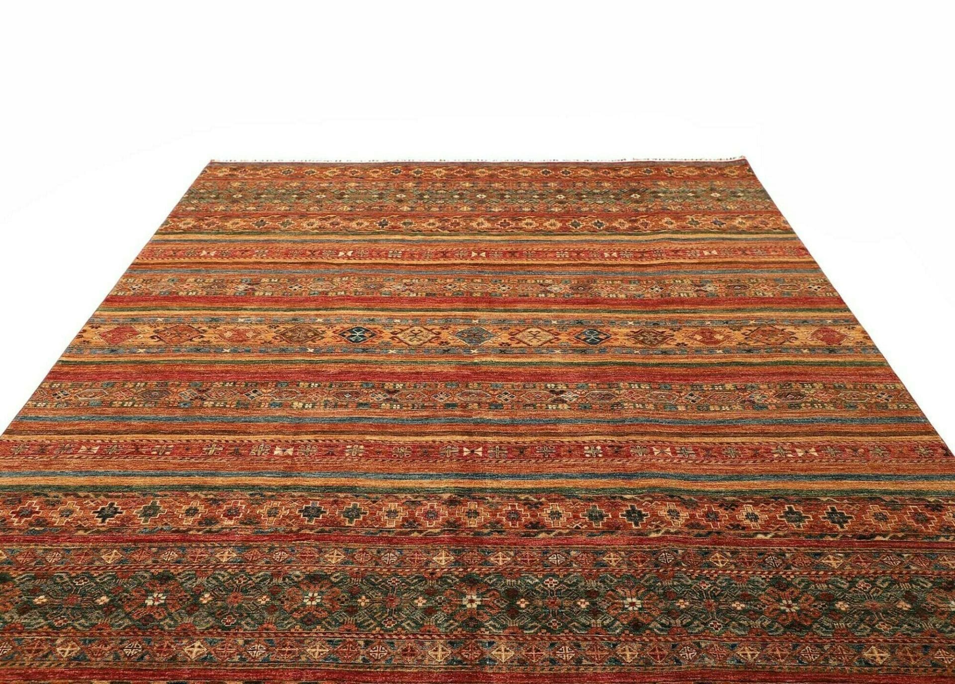 Handgeknüpfter Samarkand Orientteppich, 253 × 313 cm, Wolle