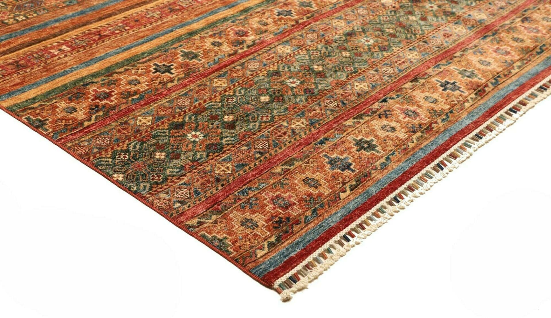 Handgeknüpfter Samarkand Orientteppich, 253 × 313 cm, Wolle