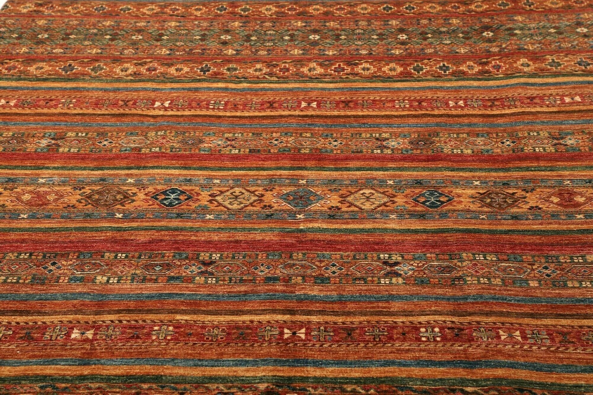Handgeknüpfter Samarkand Orientteppich, 253 × 313 cm, Wolle