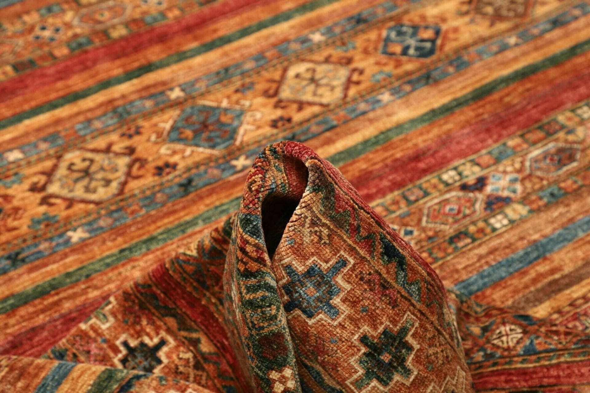 Handgeknüpfter Samarkand Orientteppich, 253 × 313 cm, Wolle