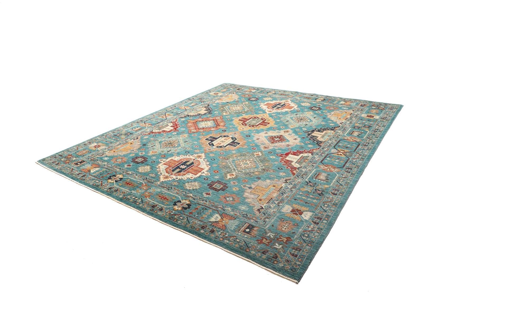 Handgeknüpfter Samarkand Orientteppich, 251 × 312 cm, Wolle