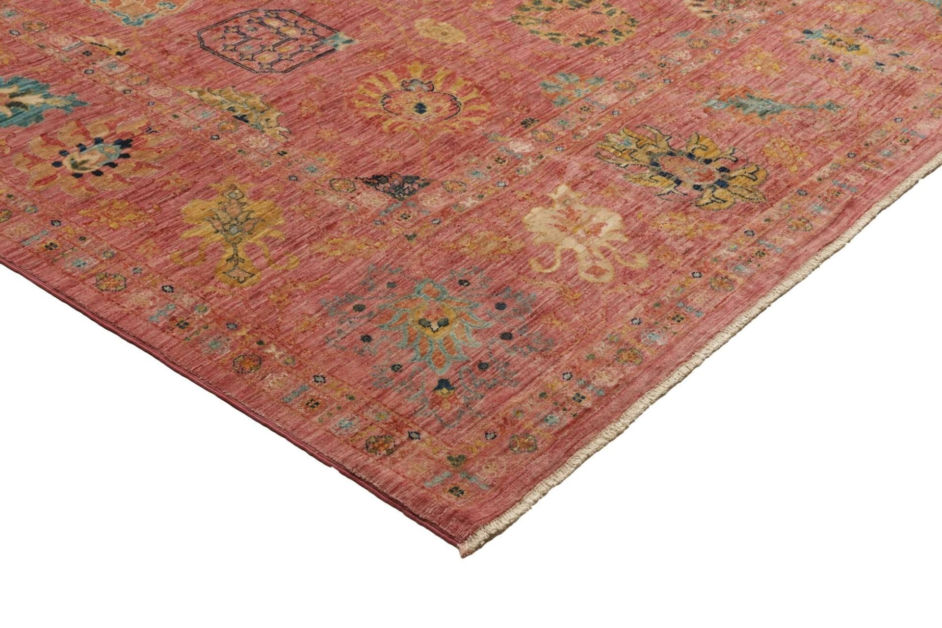 orientteppich-samarkand-243-x-305cm-handgeknupft-wolle-bunt-4 Samarkand Orientteppich aus Pakistan, 243 × 305 cm