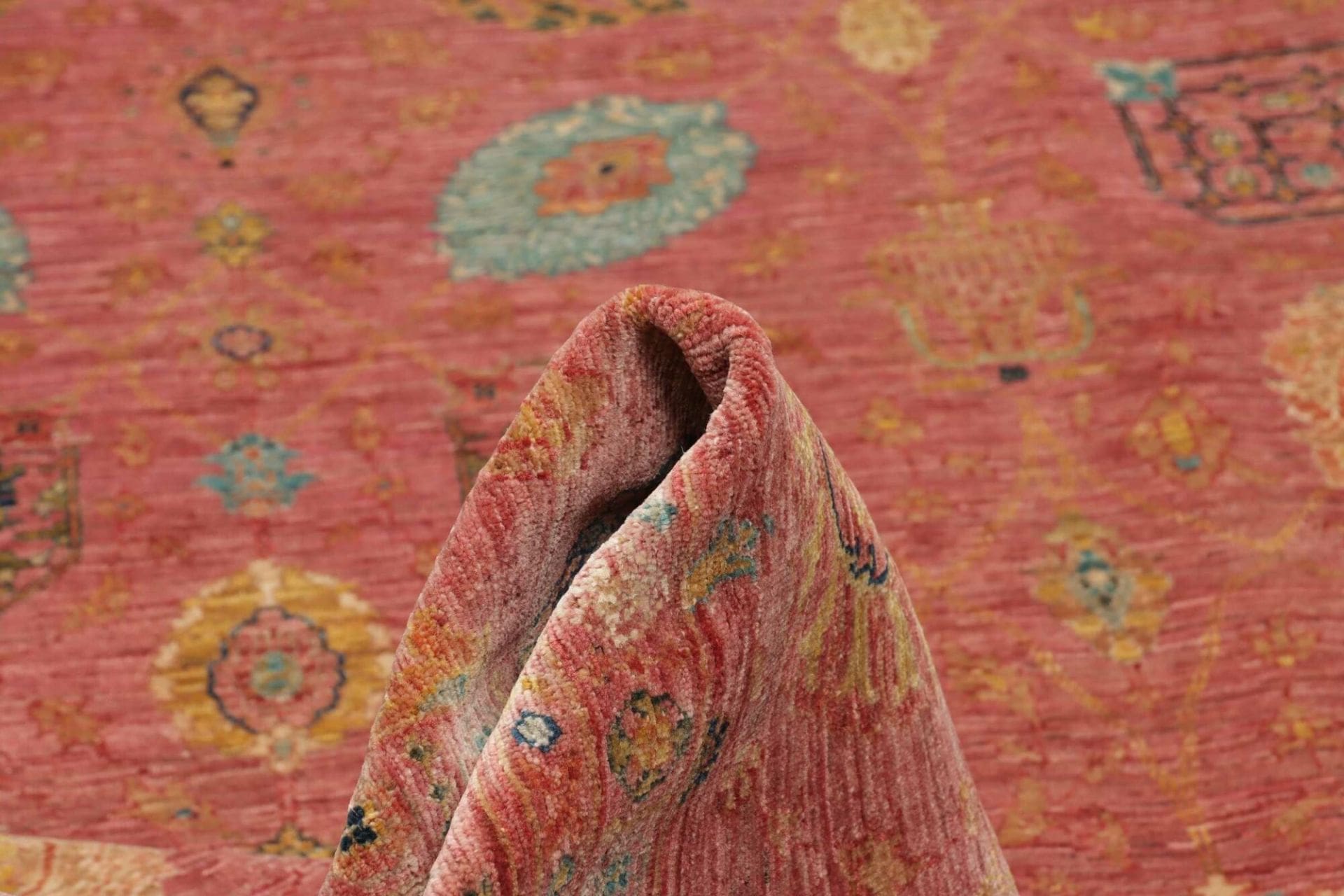 orientteppich-samarkand-243-x-305cm-handgeknupft-wolle-bunt-8 Samarkand Orientteppich aus Pakistan, 243 × 305 cm
